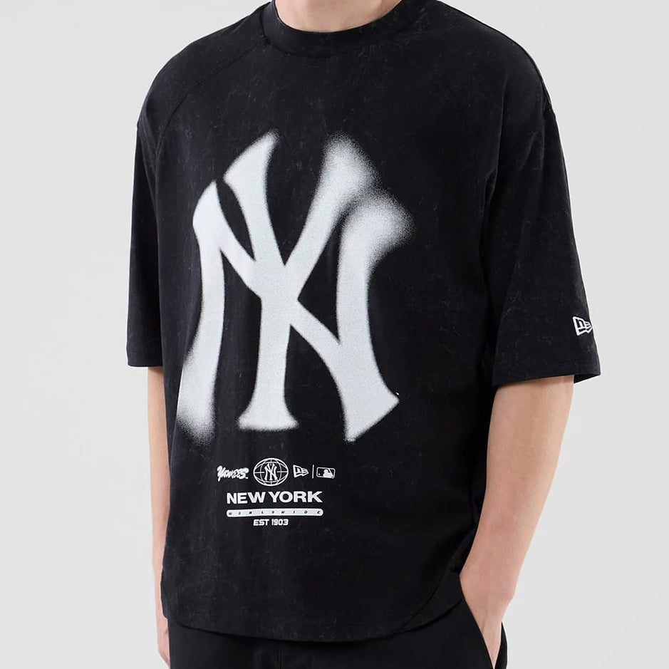 T-Shirt New Era NY Yankees MLB 60897430 Nero Uomo