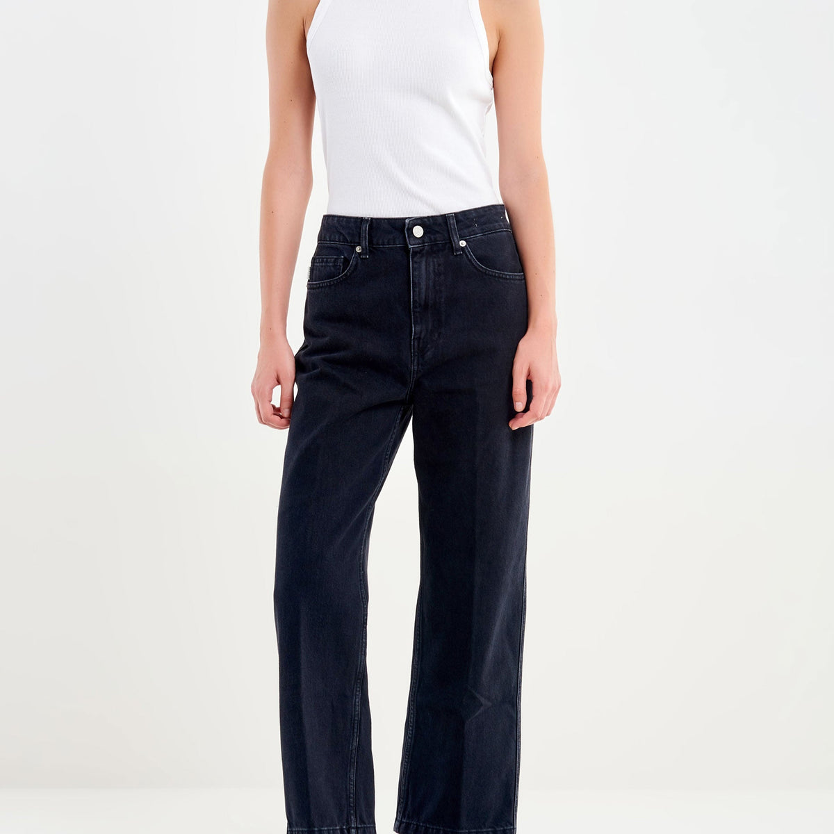 Jeans vita alta Vicolo Icon Kate DAC5017 Nero Donna