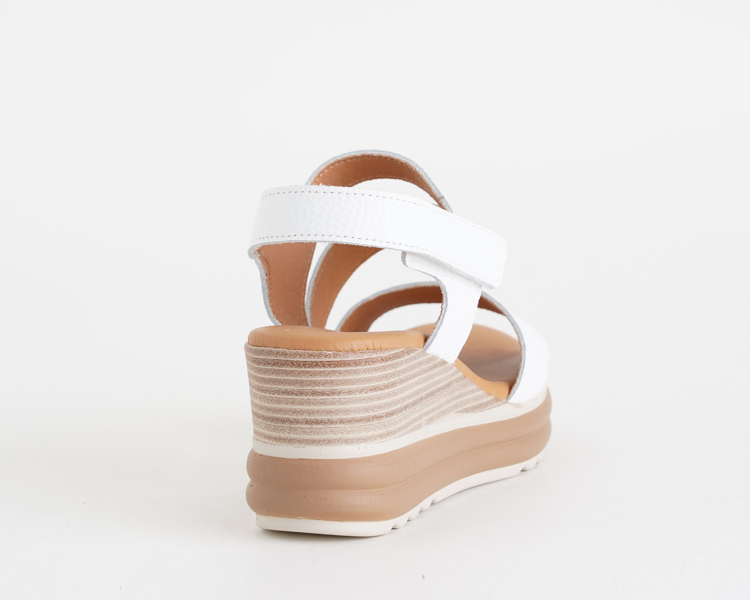 `Sandalo con zeppa Oh My Sandals 5990 Blanco Donna`