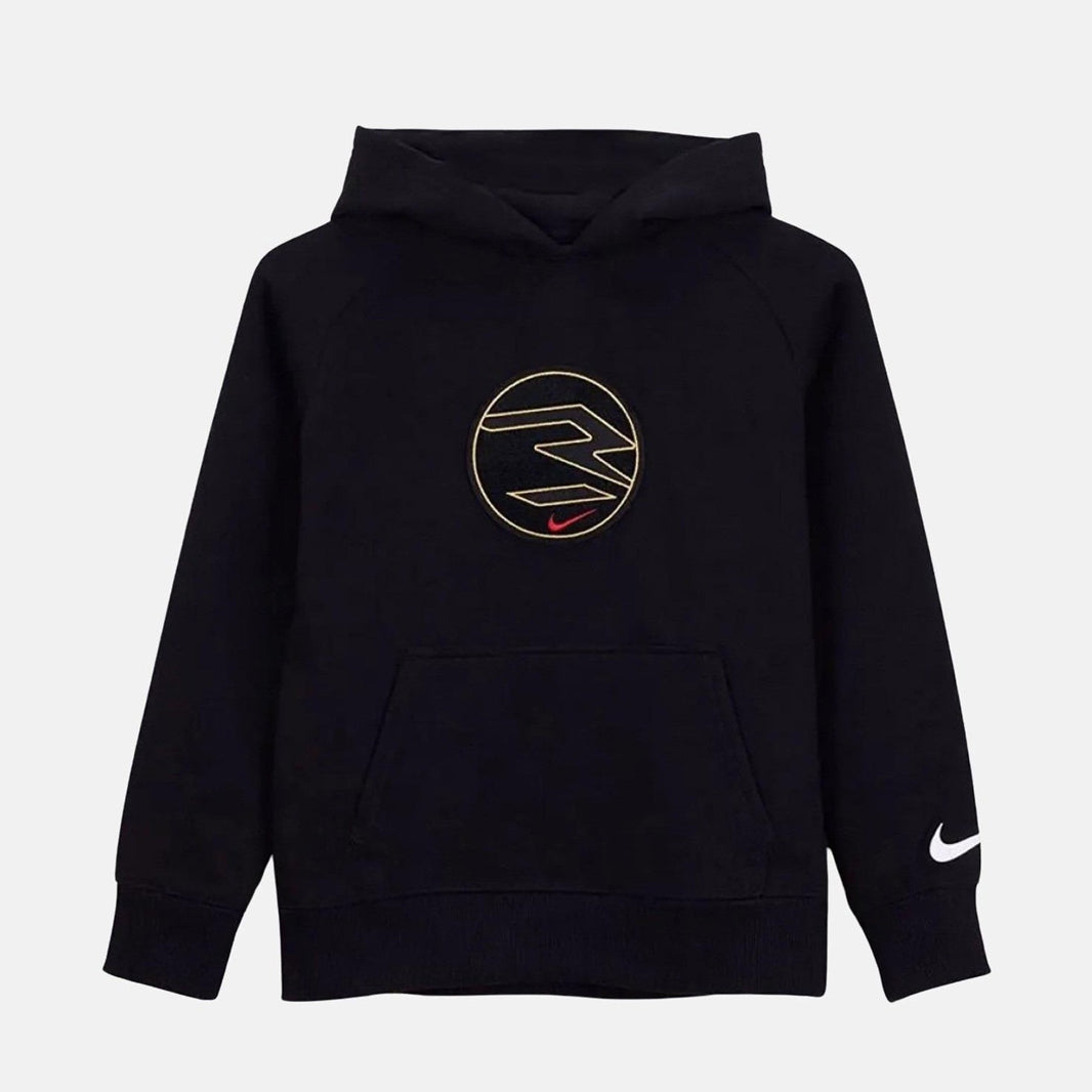 Felpa NIKE CHENILLE PATCH HOODIE 9Q1208 Nero Unisex bambino