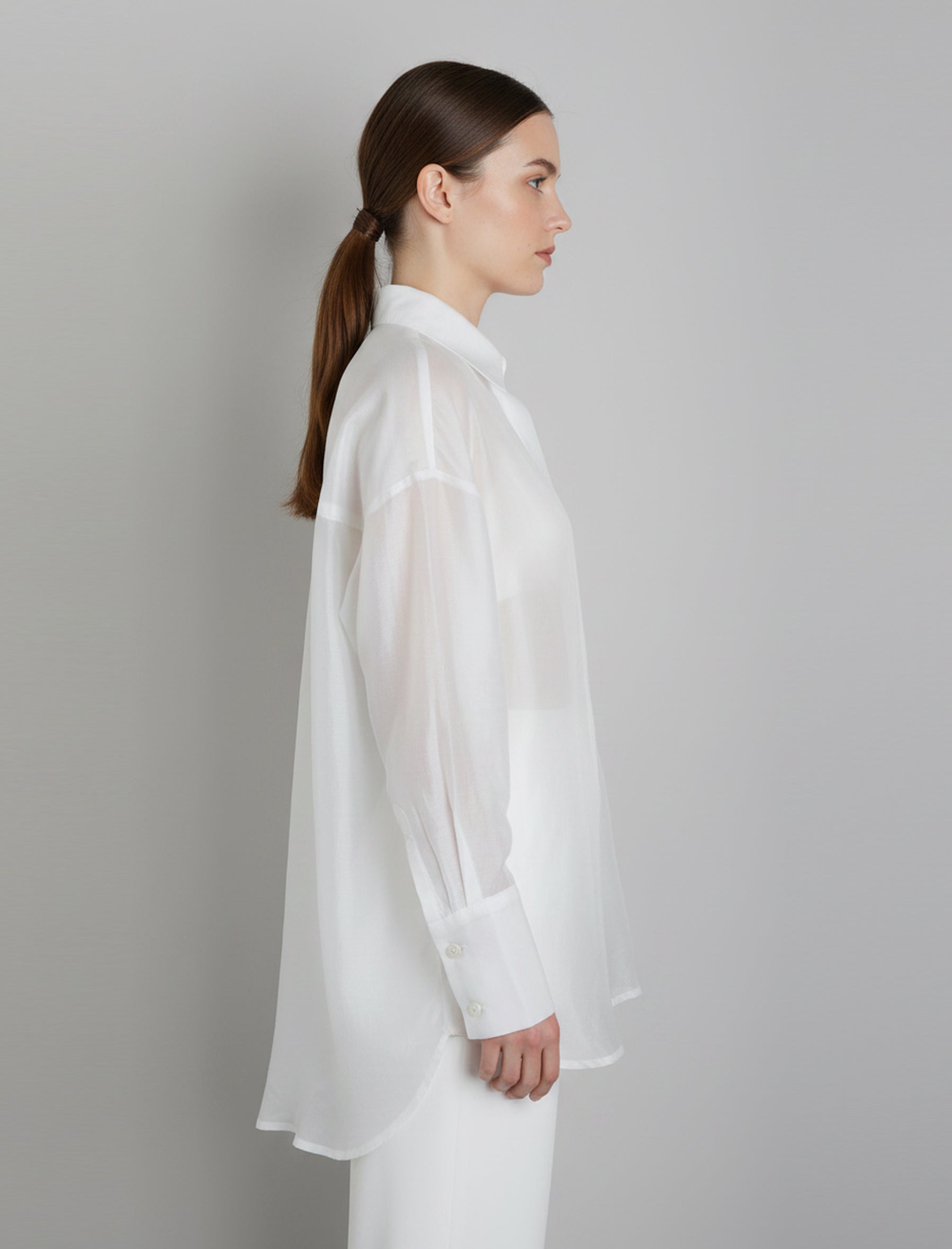 Camicia Anonyme Tencel Summer Shirt P26SB238 White