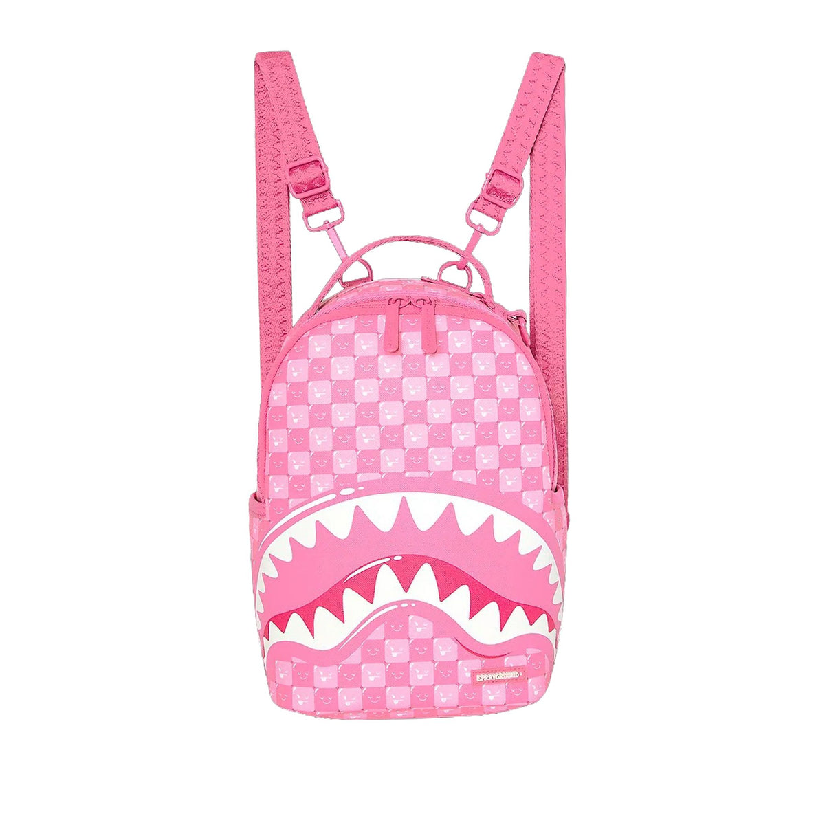 Mini Zaino Sprayground Pink New Check Faces 910B9319NSZ Unisex