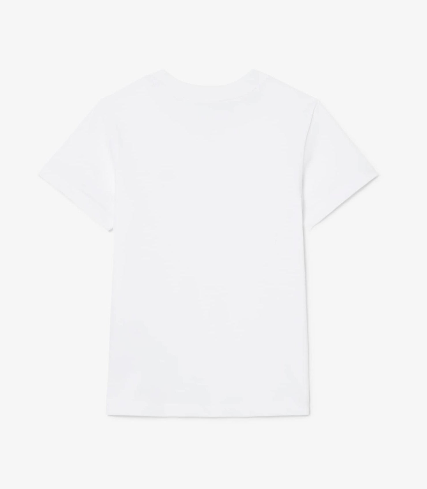 T-shirt Lacoste TJ0777-W8L Bianco Unisex bambino, vista posteriore