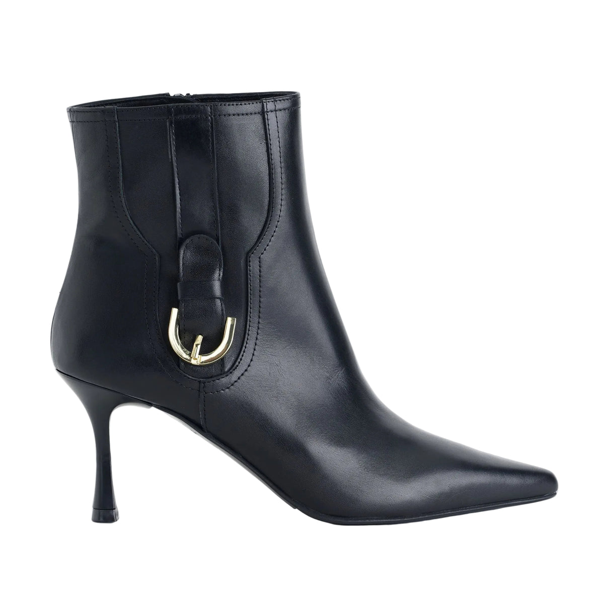 Tronchetti in pelle Albano 4363 Nero Donna