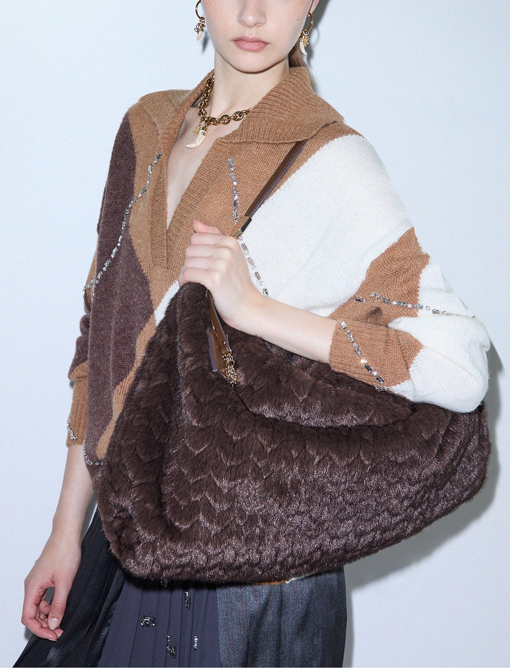 Borsa a spalla Liu Jo AF6194 E1168 Deep Brown