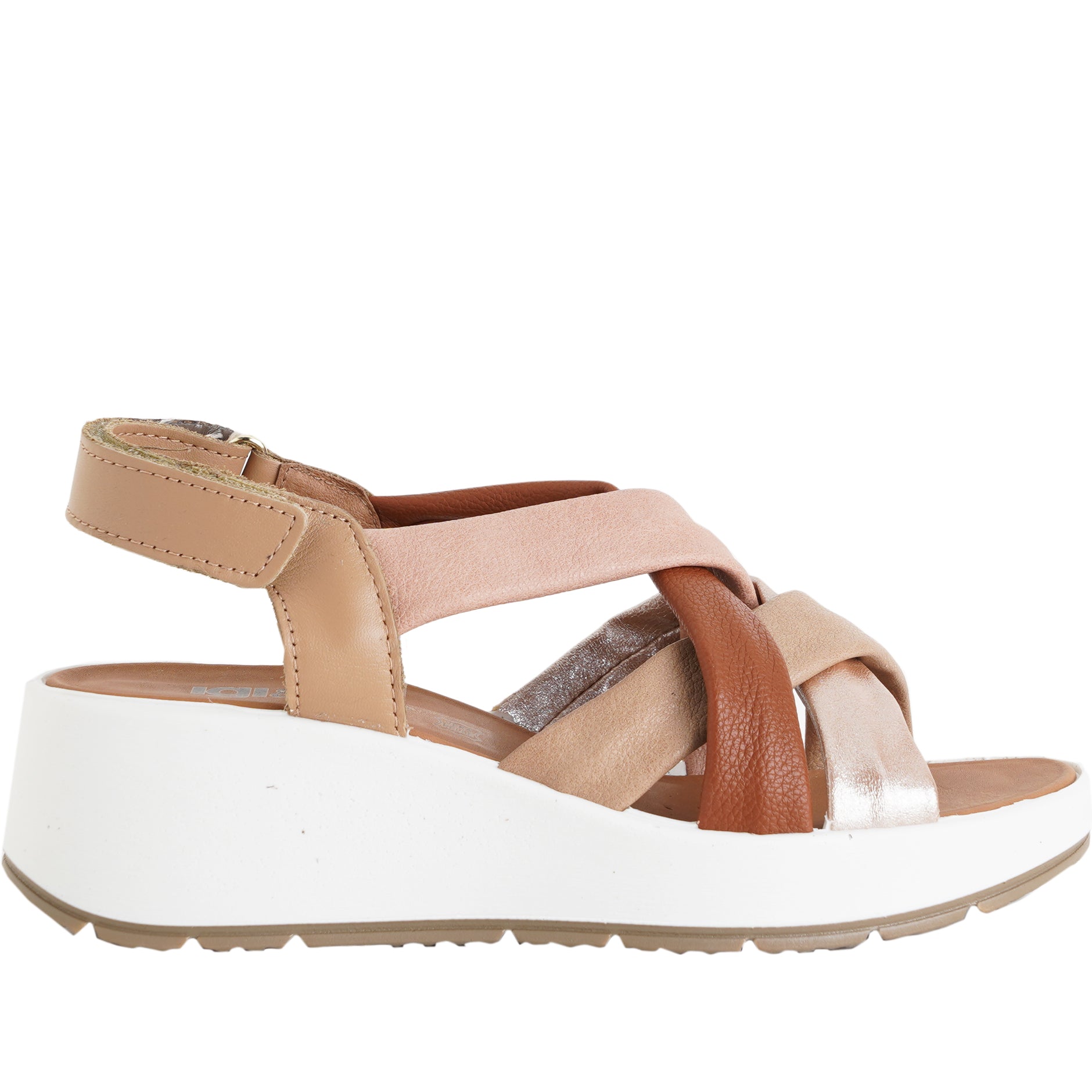 Sandalo con zeppa Donna