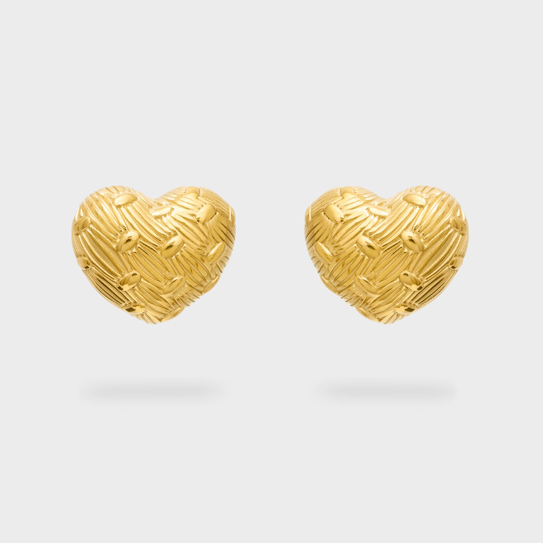 Orecchini Cuore Lavorato Nali' PWOR0005 Oro Donna