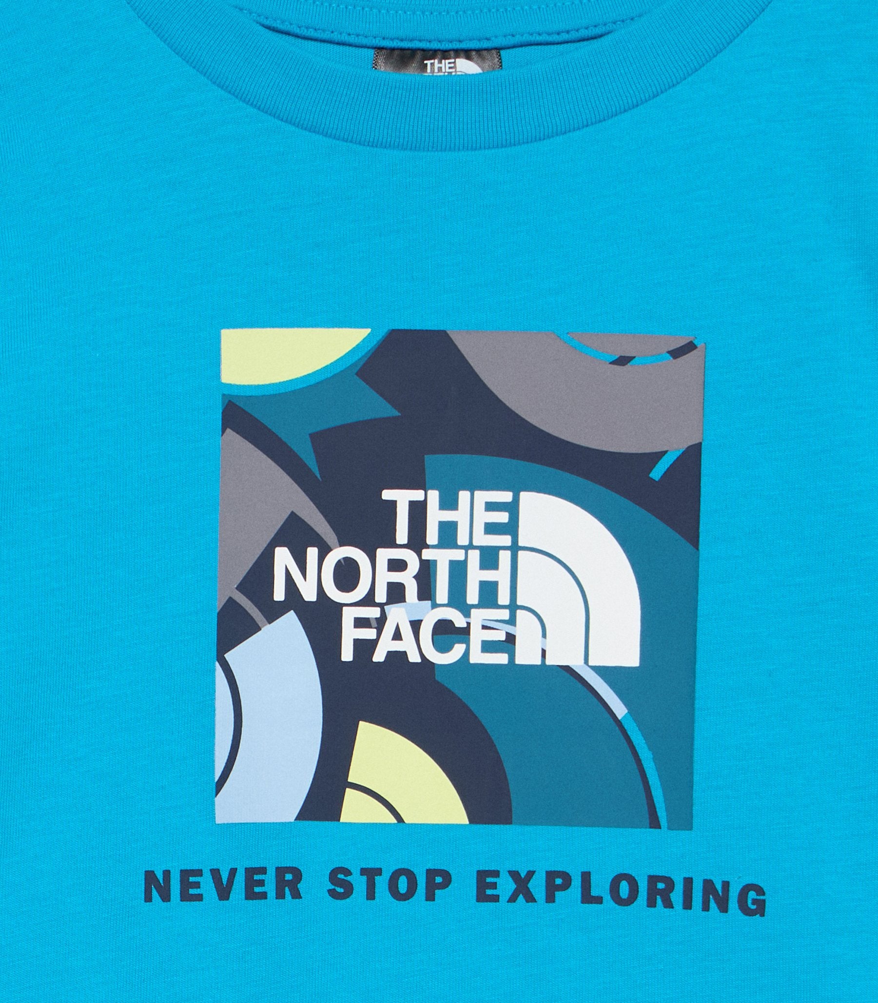 THE NORTH FACE NF0A8G1HDGY1 Set T-Shirt e Shorts NSE Box Play Regular colore Blu (Meridian Blue/Summit Na)