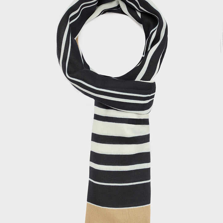 Foulard fantasia NALI' BOSC0177 Beige/Nero Donna