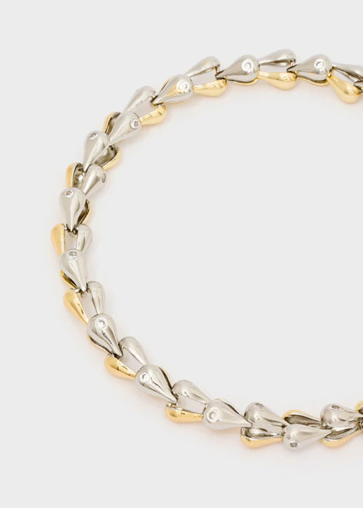 Collana Nalì elementi goccia EMCL1101 Oro/Argento