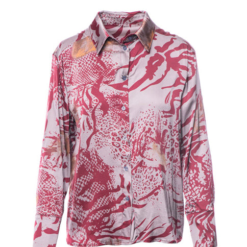 Camicia ANONYME Mold G shirt A175FT053 Bordeaux Donna