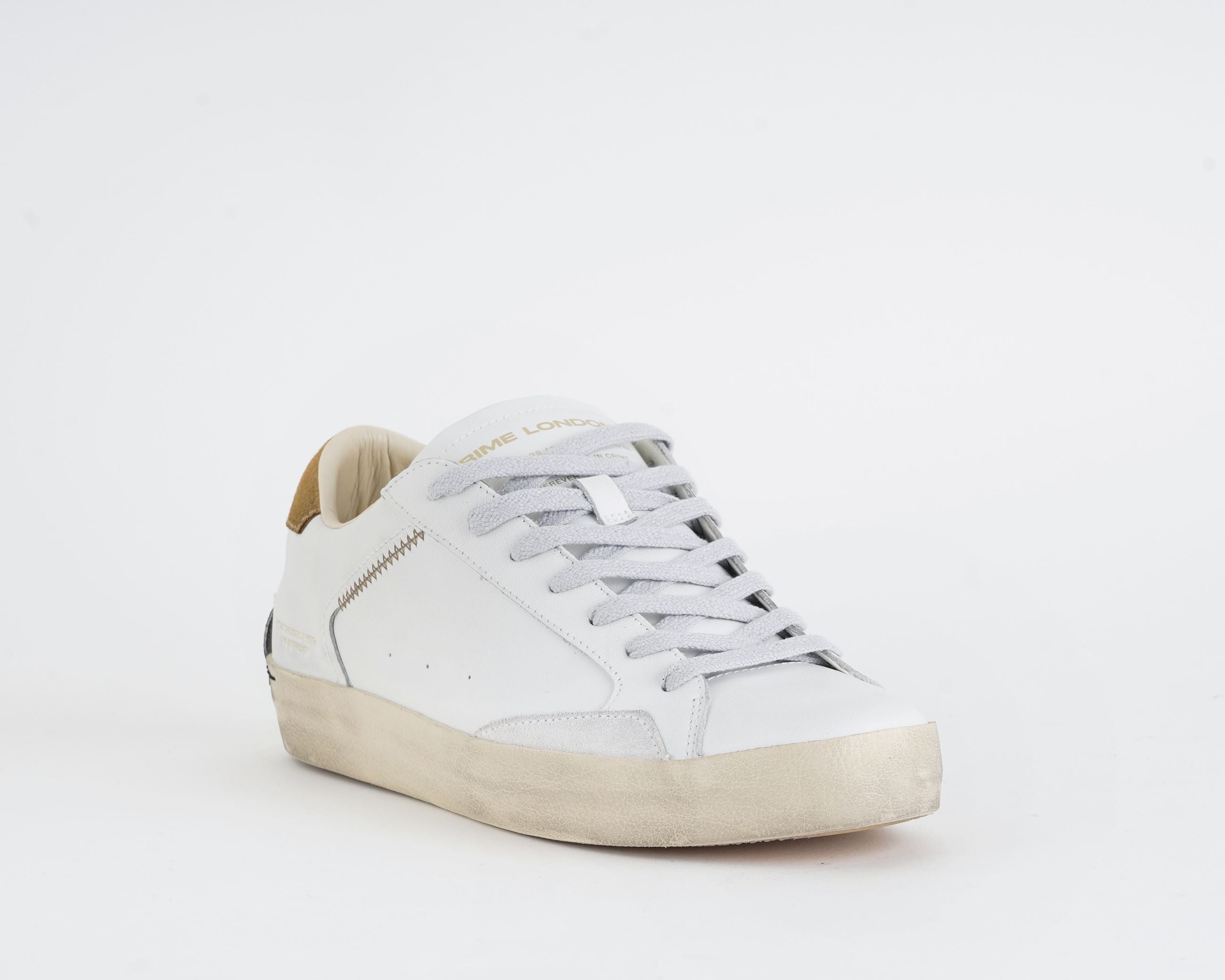 Sneakers Crime London Distressed Desert Tan uomo – dettaglio