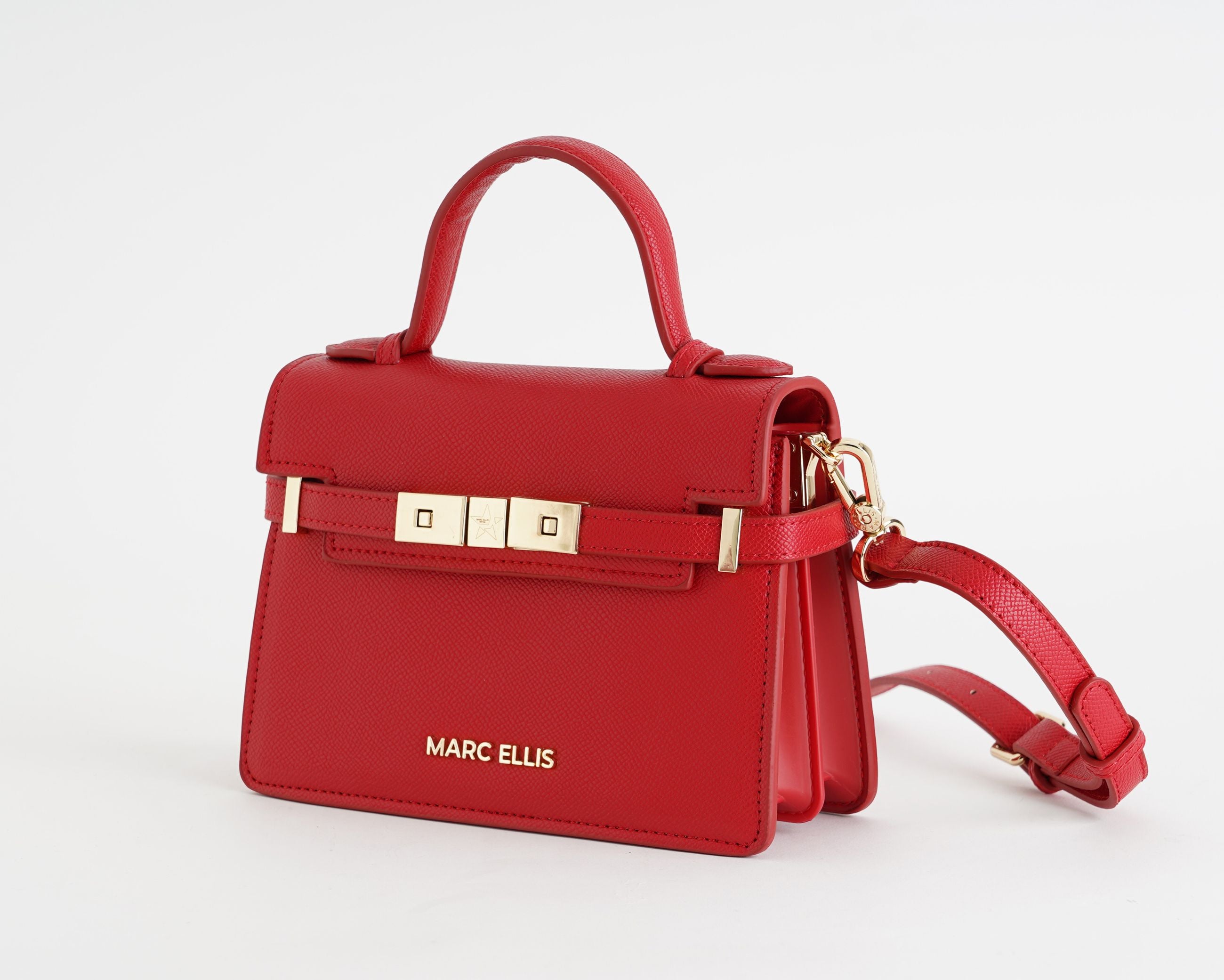 Borsa a mano Marc Ellis AROUND S 26 Rococco Red/Light Gold