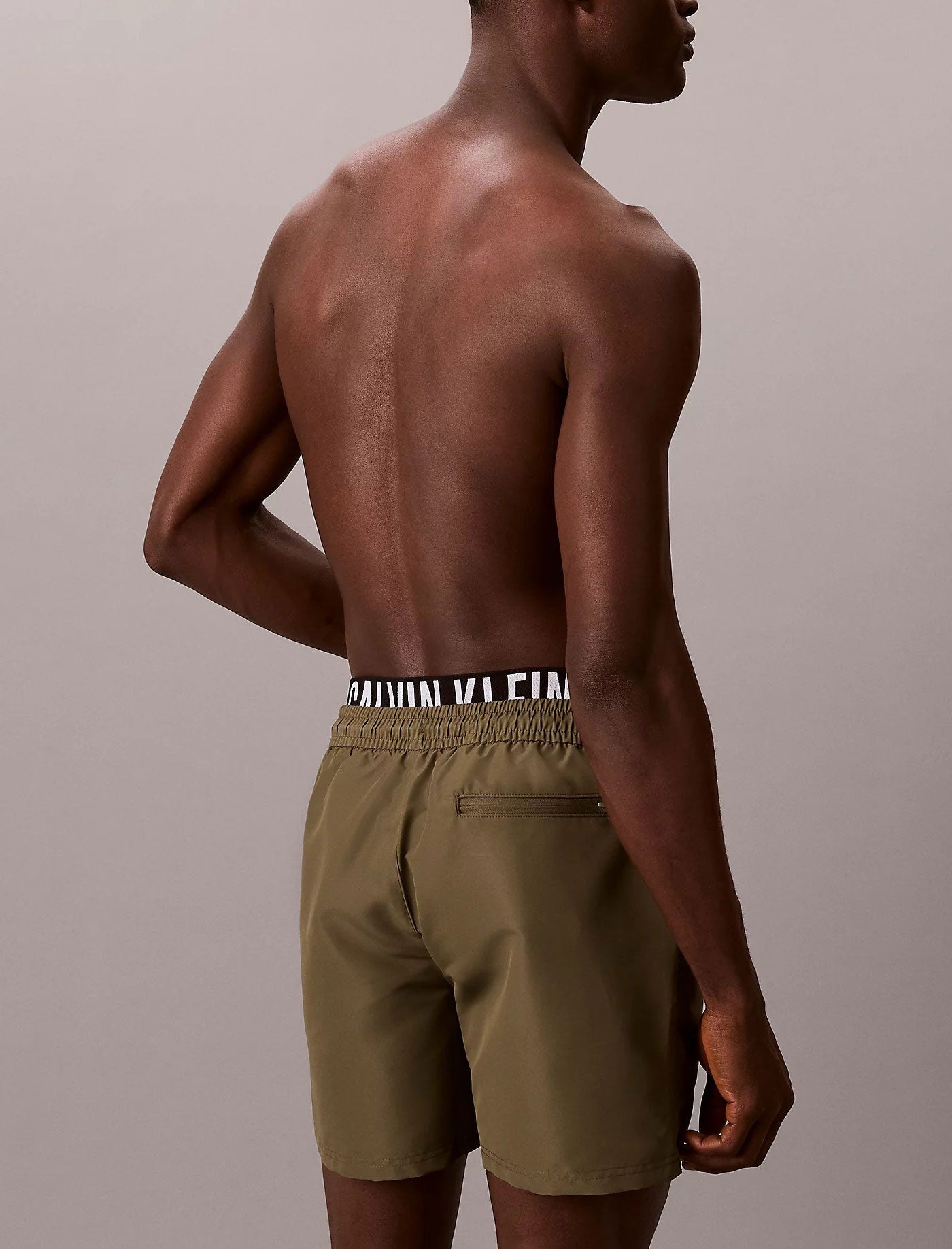 Pantaloncini da bagno Calvin Klein Intense Power LV00N61015-PLI Brush Green Uomo
