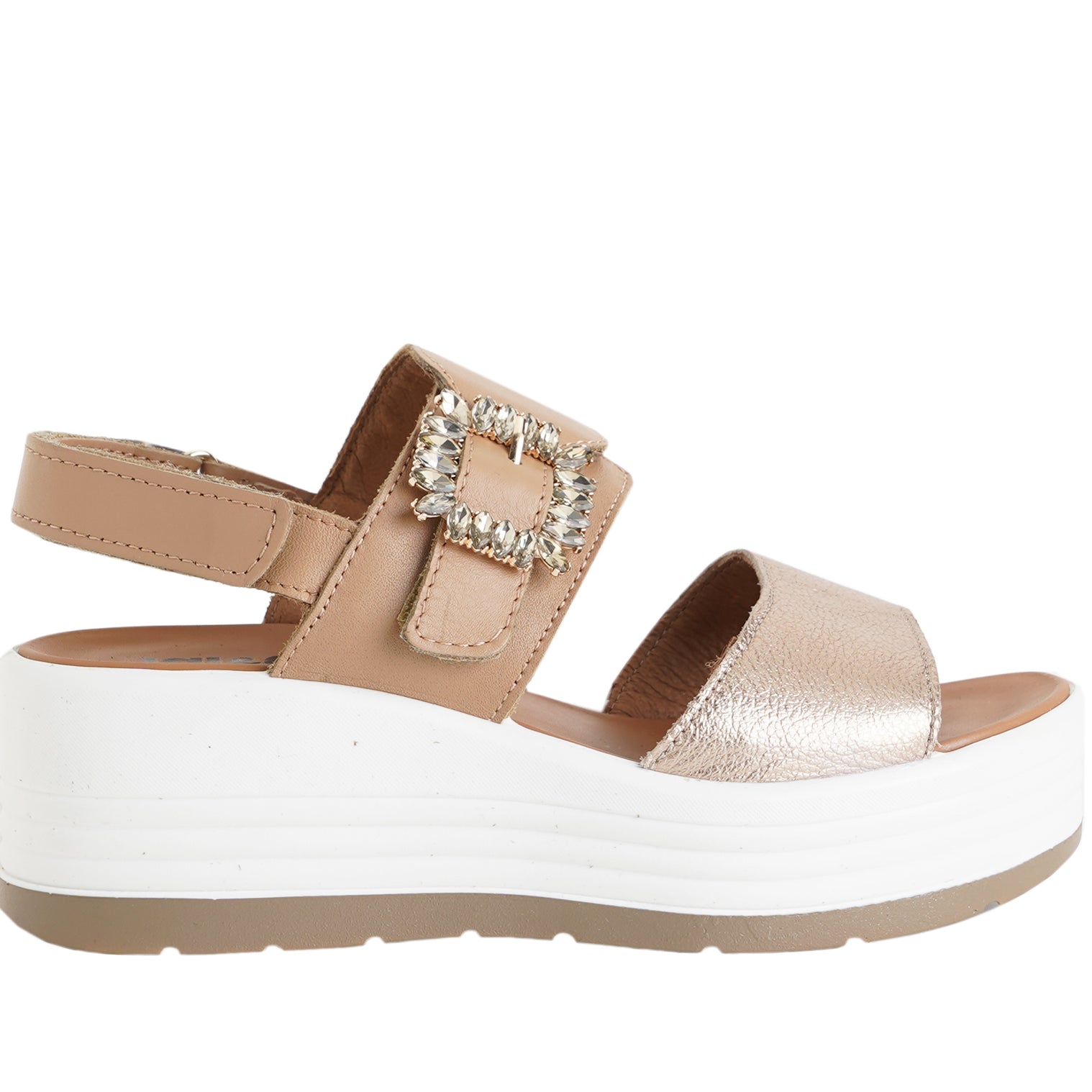 Sandalo con zeppa Donna