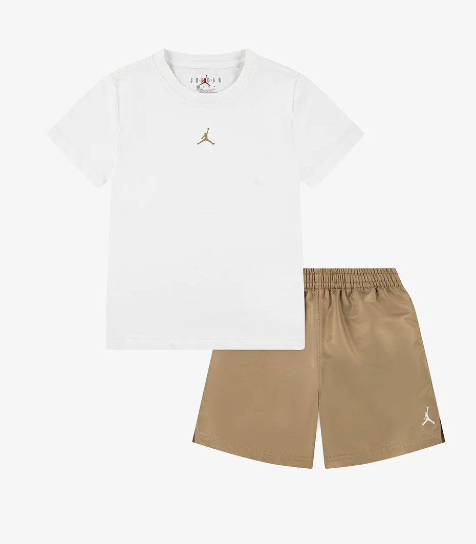 Set t-shirt e shorts Jordan Jumpman Woven Play 85D907-J34 colore Desert Camo — HADDAD JORDAN