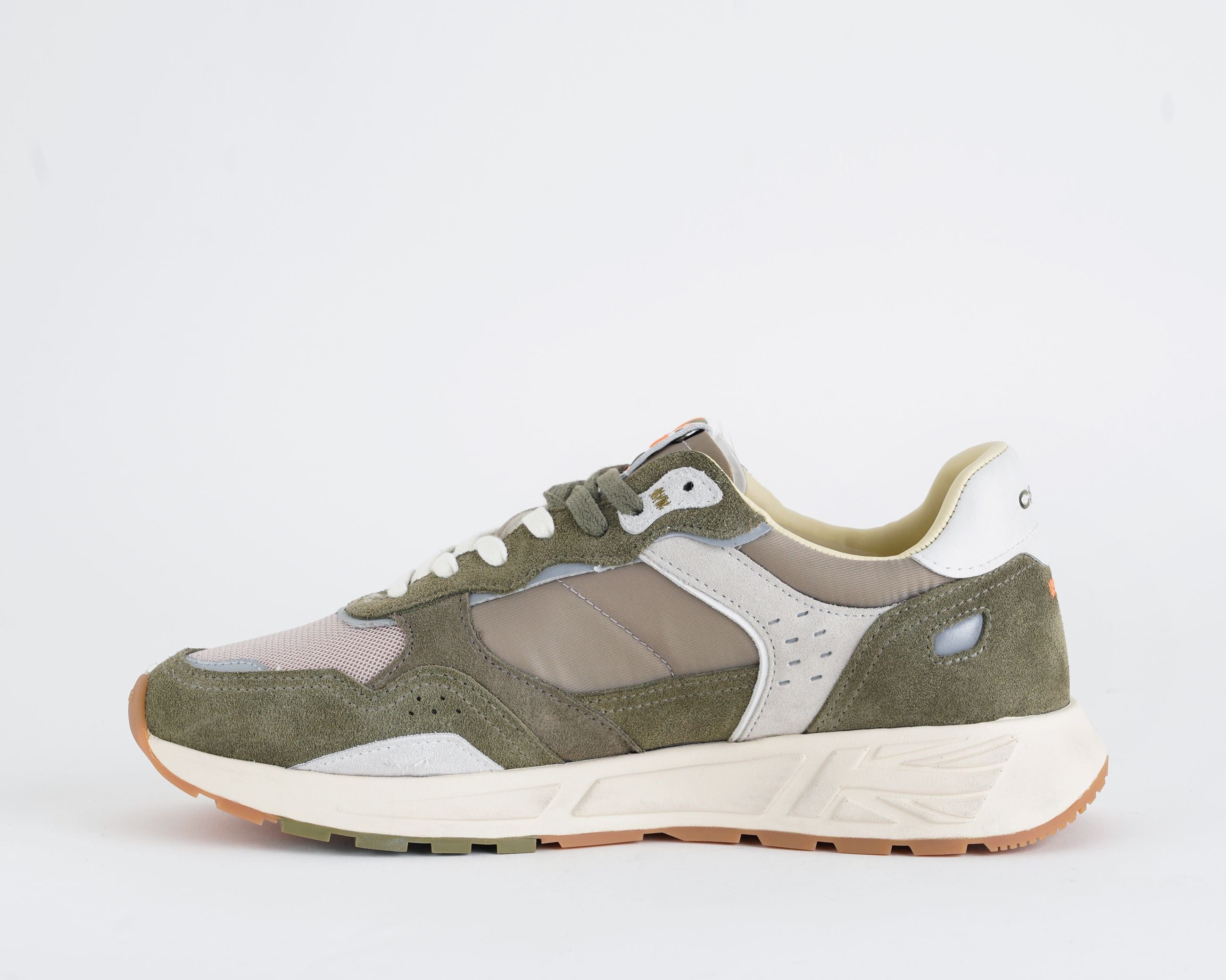 Crime London Rush 19603PP8.80 – Sneakers uomo Beige/Verde Toast Brown