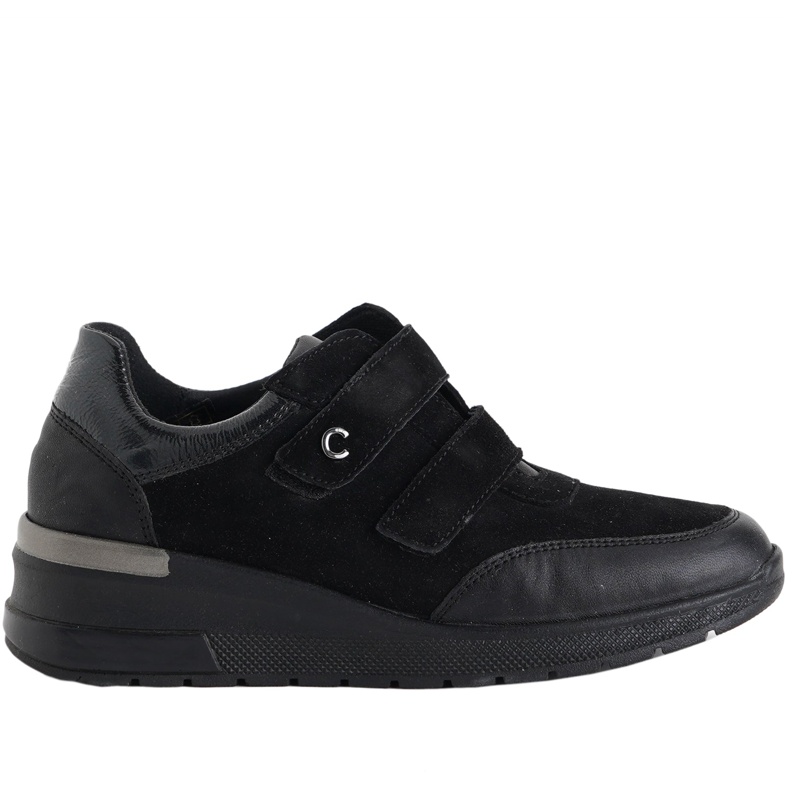 Sneakers con zeppa CINZIA SOFT IV420283SH Nero Donna