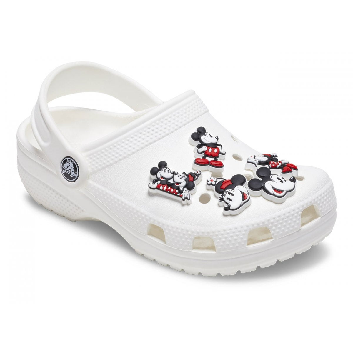 Jibbitz Crocs Mickey e Minnie PVC set da 5 pezzi - Accessori scarpe Crocs