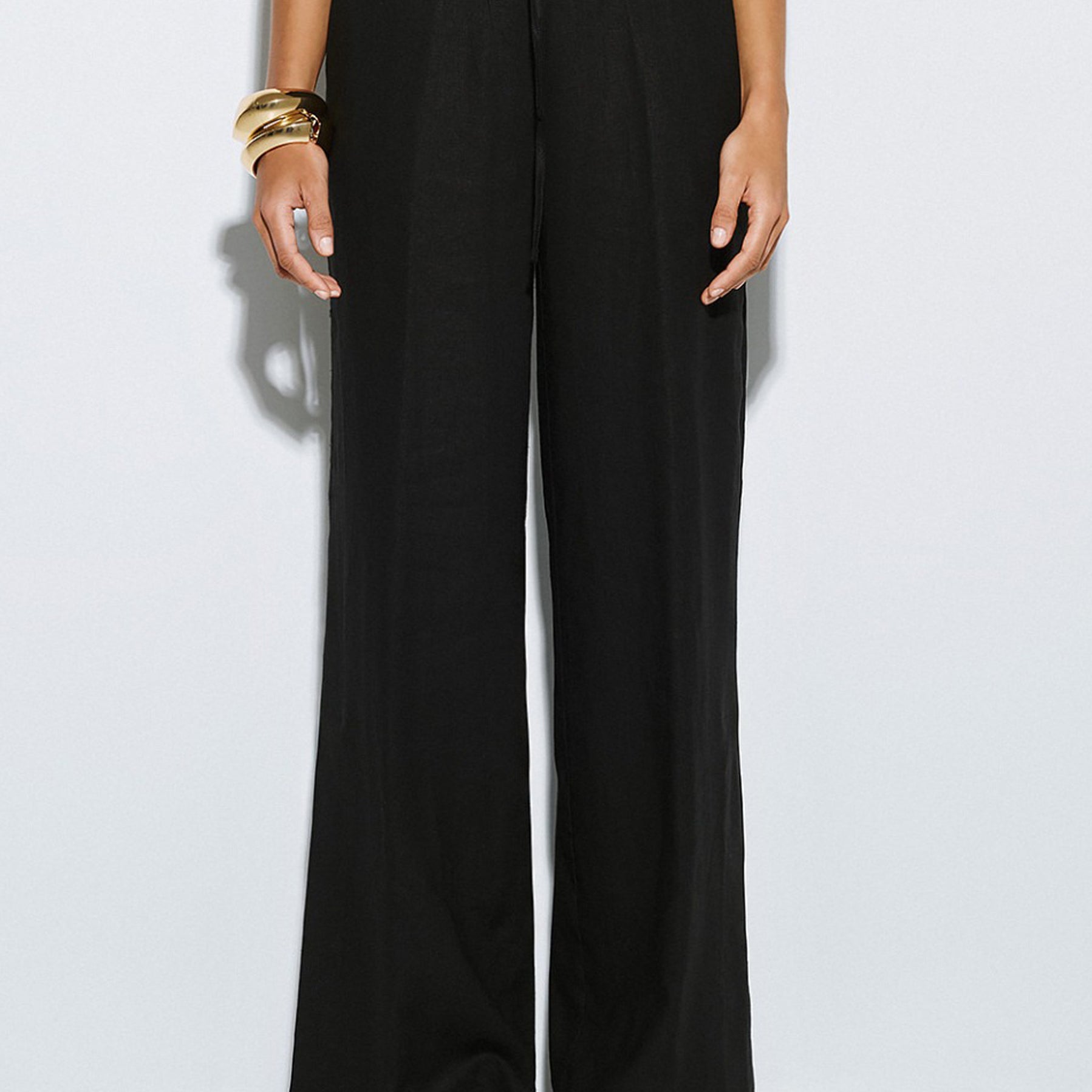 Pantaloni con aperture laterali Access Fashion 63-5084-171 Nero