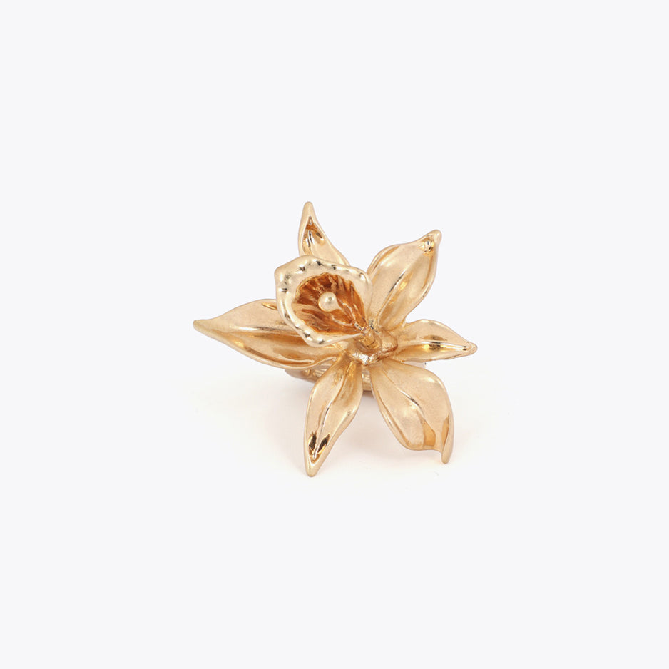 Anello a forma di fiore in metallo Lola Casademunt LS2603045 Oro Donna