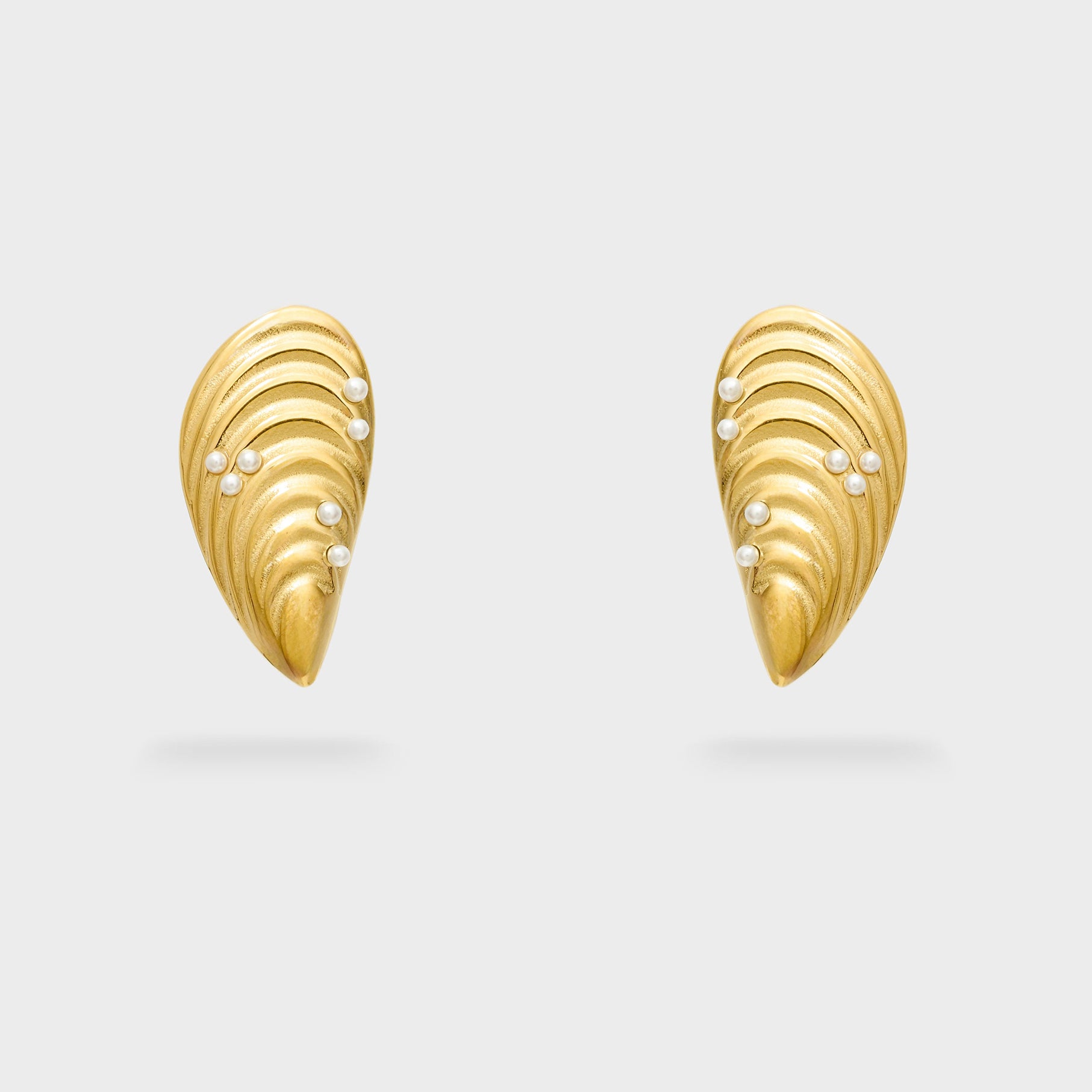 Orecchini Mussels Con Perline Nali' PWOR0004 Oro Donna