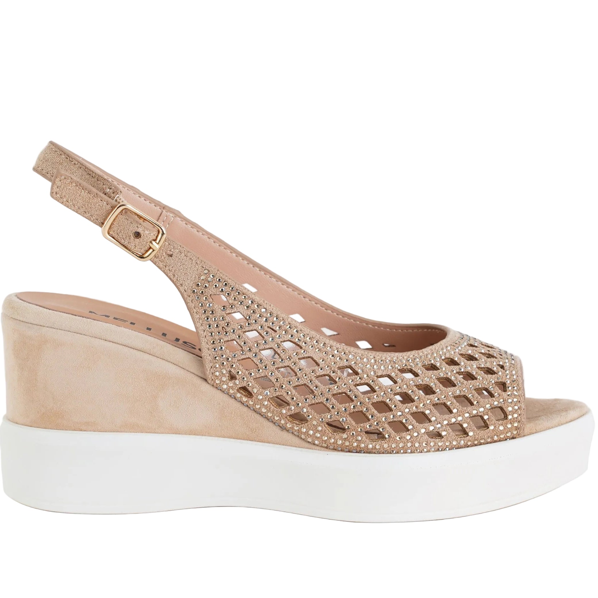 MELLUSO R80555Q Beige – Sandalo alto donna Capri