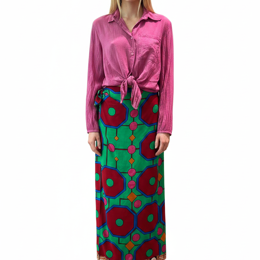 Coordinato Vicolo TAB3112 Verde Smeraldo Donna