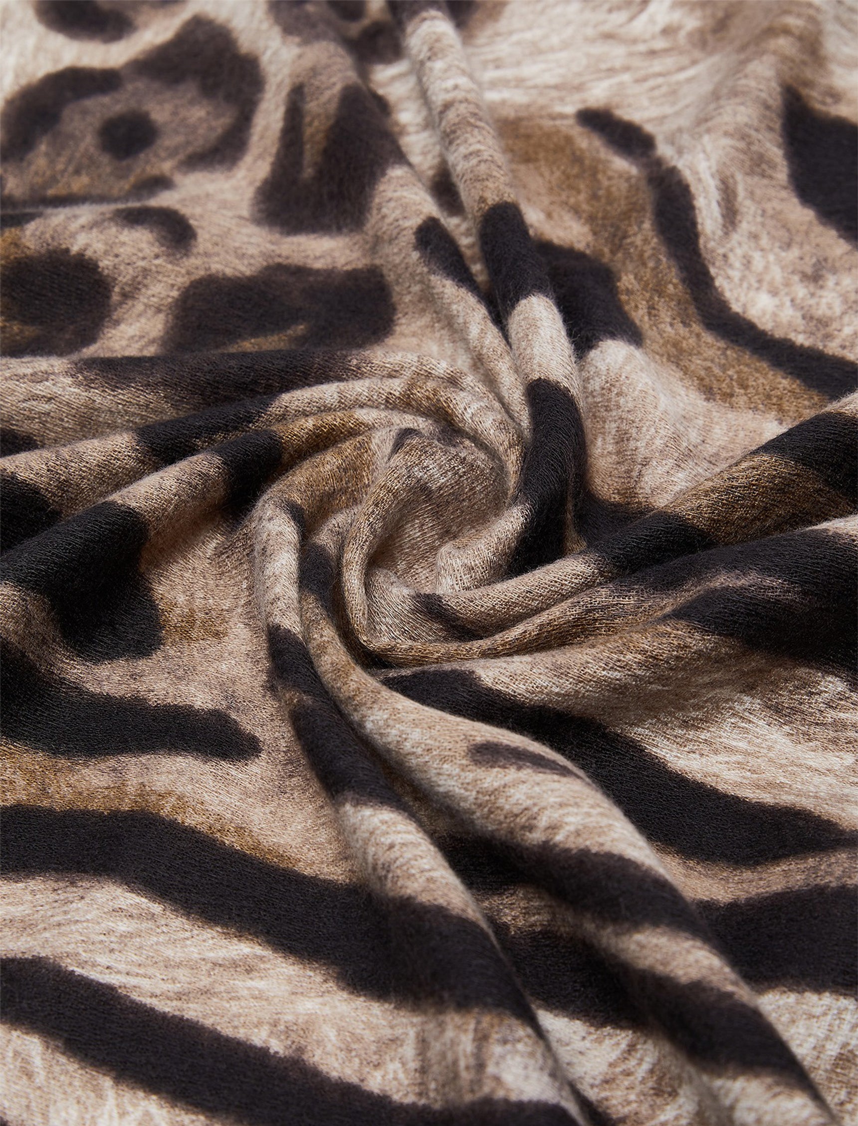 Stola Animalier Zebrata Liu Jo 2F6067 T2745 Cammello