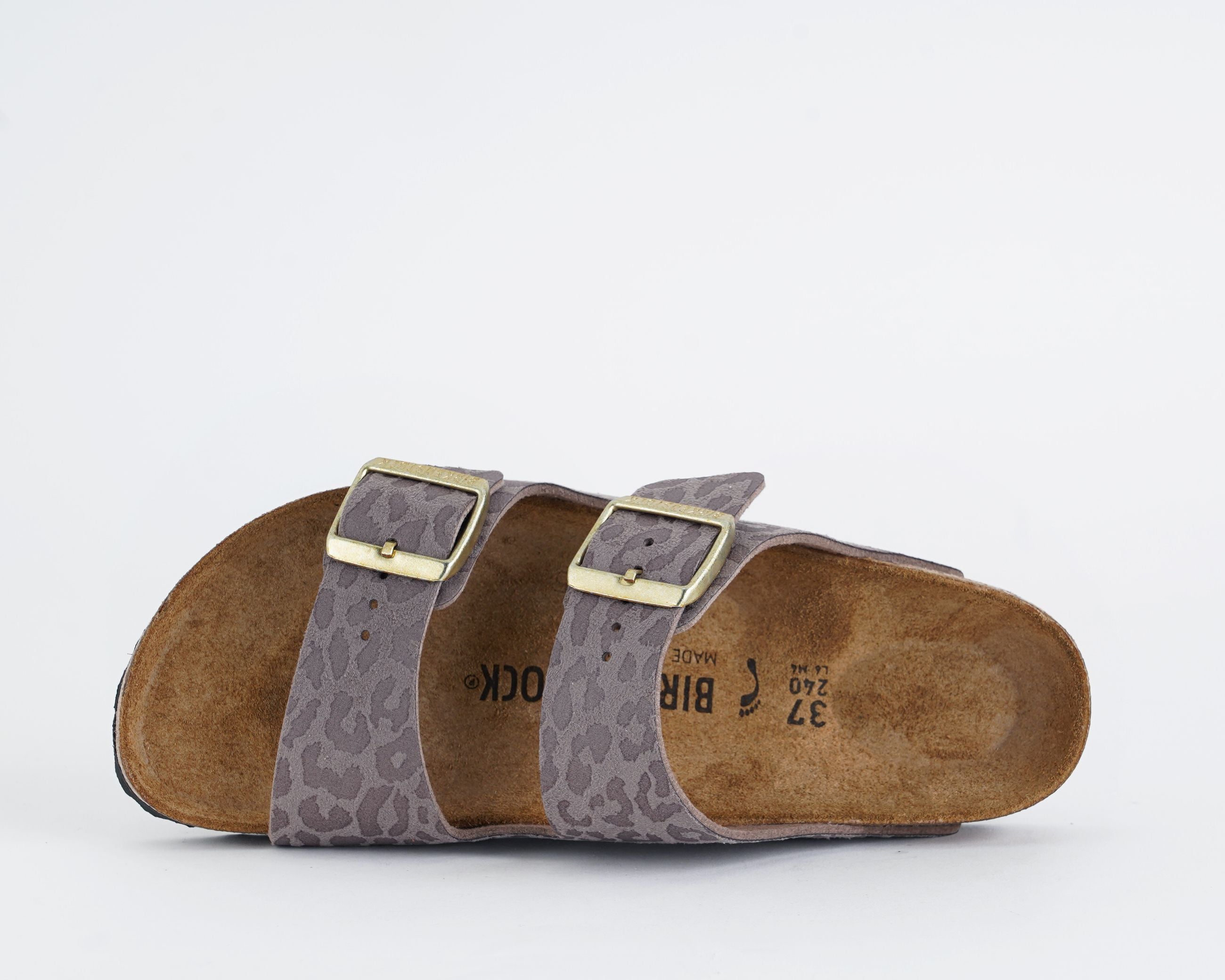 Birkenstock Arizona Leo – Sandalo donna Gray Taupe – Art. 1031941