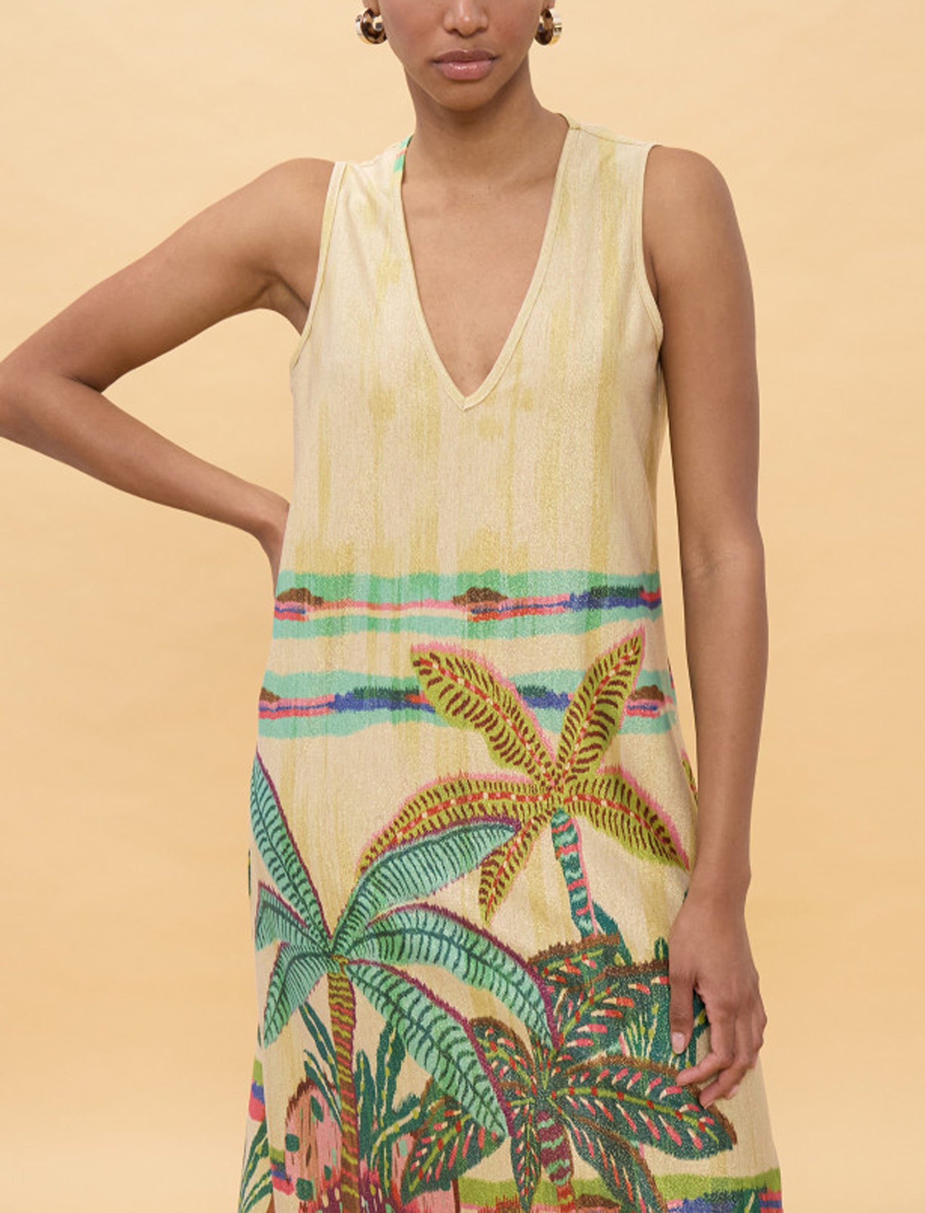 Abito elegante Lola Casademunt LS2616038 Ecru-Multicolor