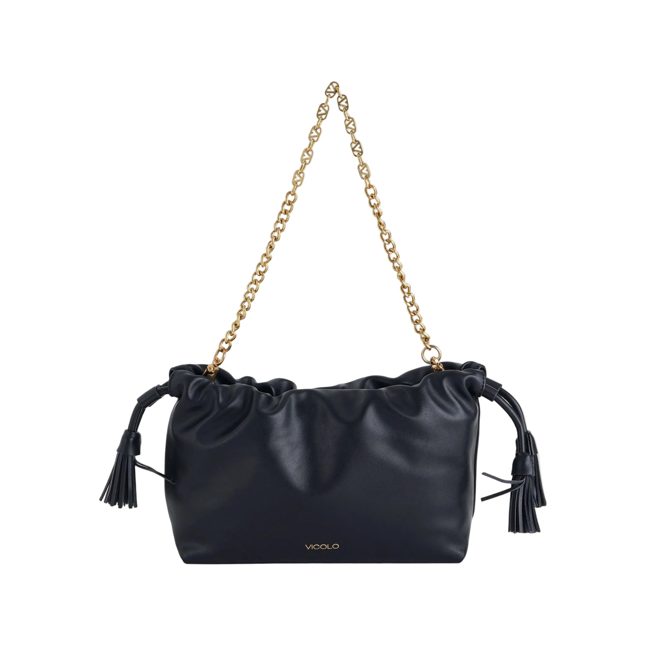 Borsa a spalla Vicolo Tassel Small XAB0035 Donna