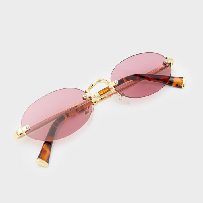 Occhiali da sole Nalì Thin Oval TGOC0151 Rosa Donna