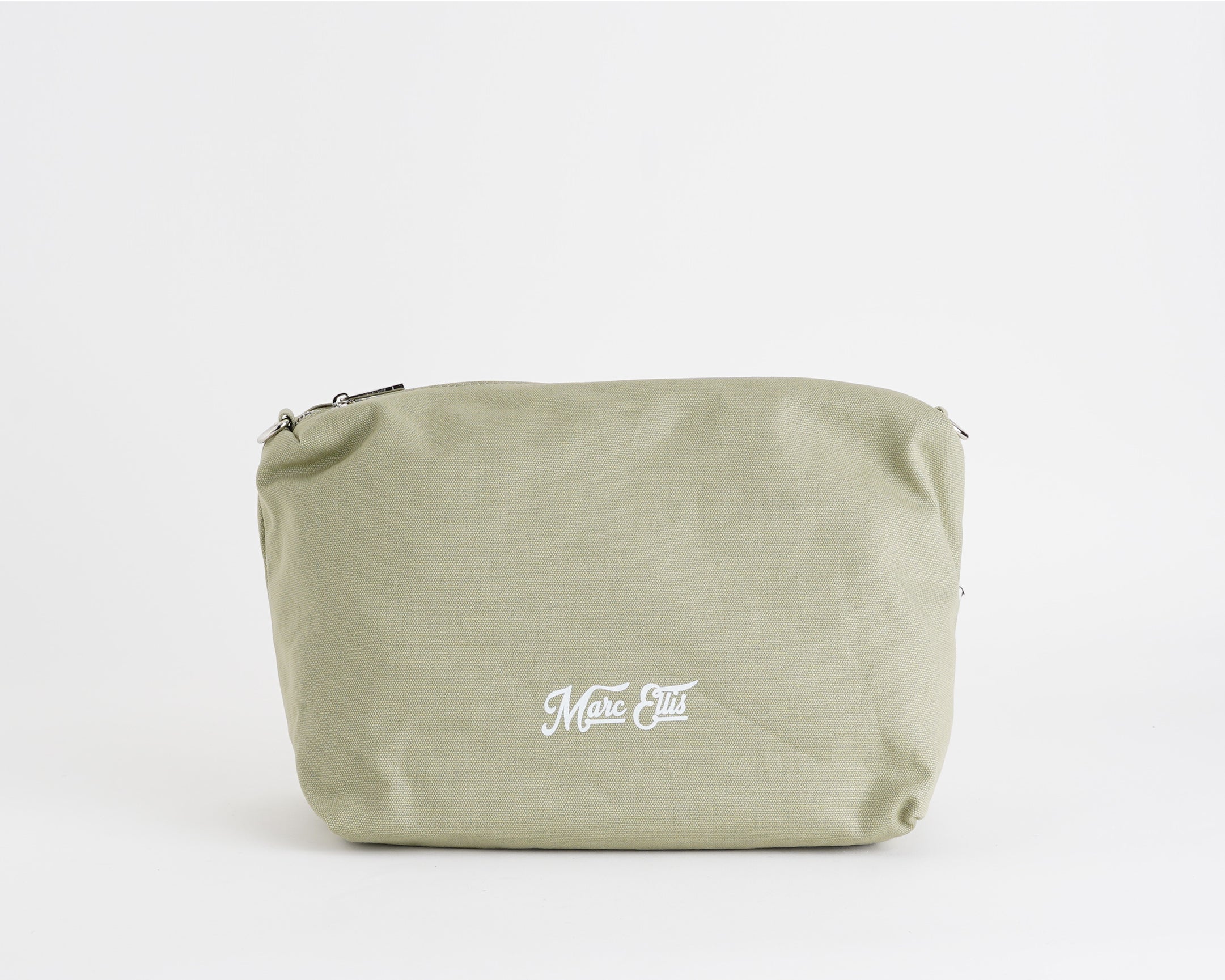 Borsa a mano Marc Ellis FLAT BASKET M Donna Khaki Silver - Pochette interna
