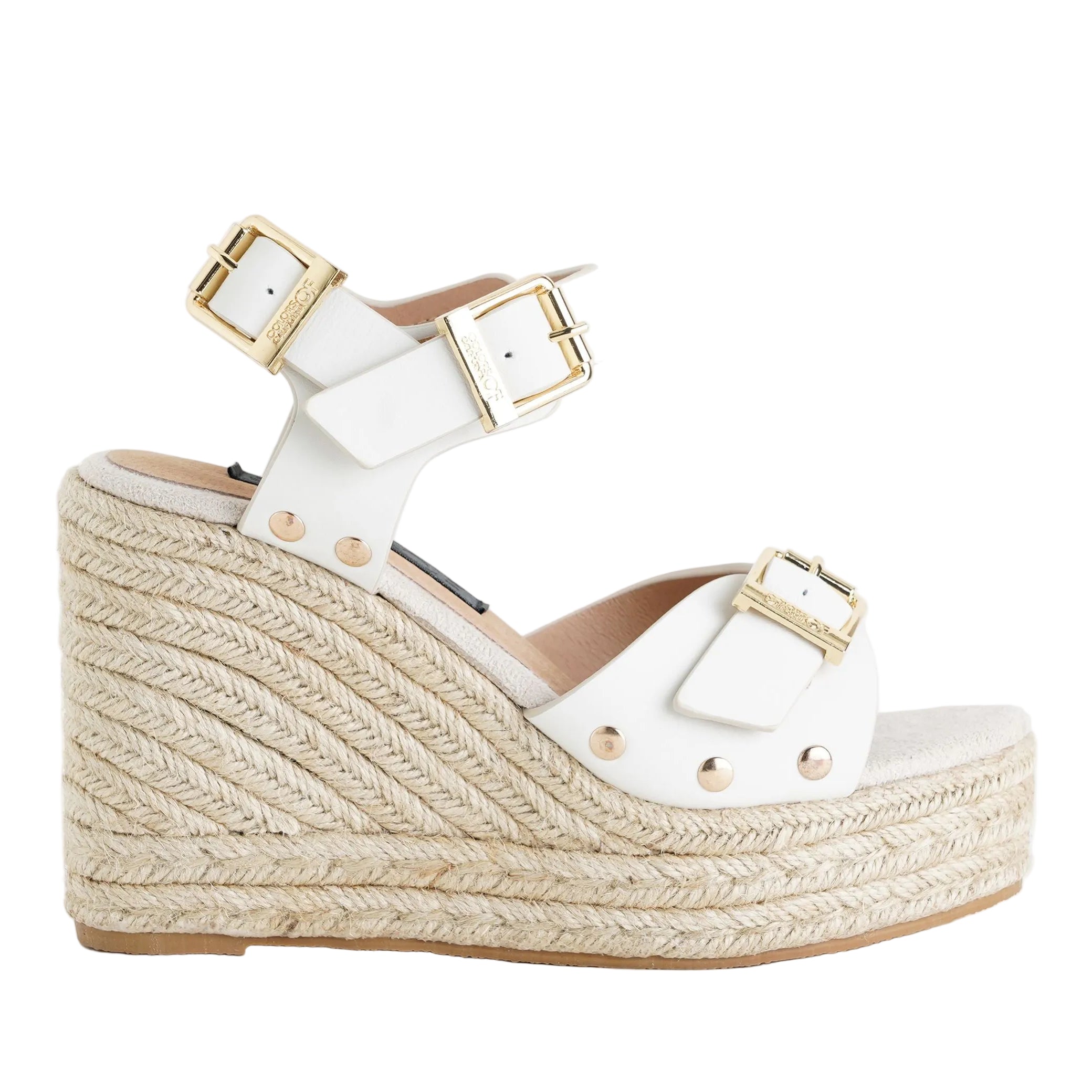 `Sandalo con zeppa Colors of California HC.CAPRI15 White (WHI) Donna`