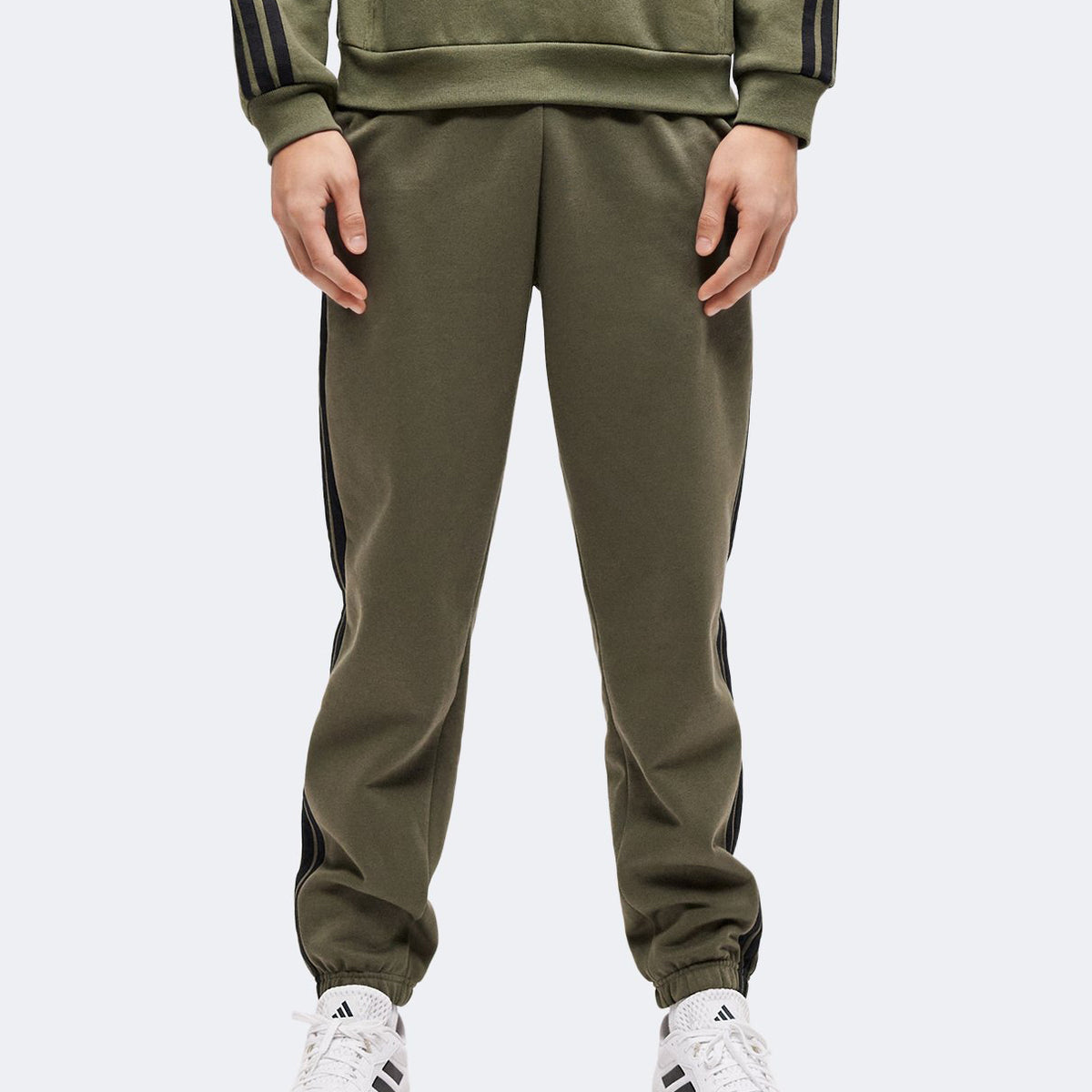 Pantalone sportivo Adidas Sportswear Essentials 3-Stripes KY4130 Olive/Black Uomo