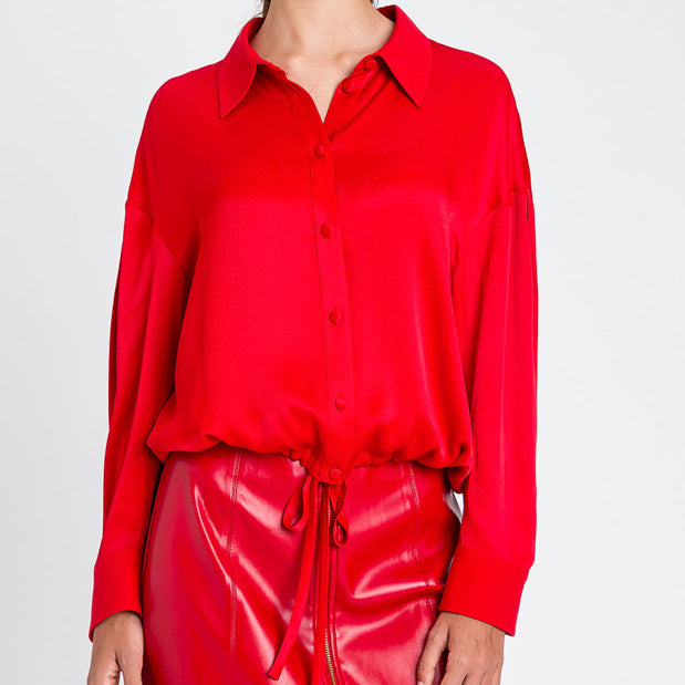 Camicia con coulisse Twinset 252LI2TAA Red Carpet Donna