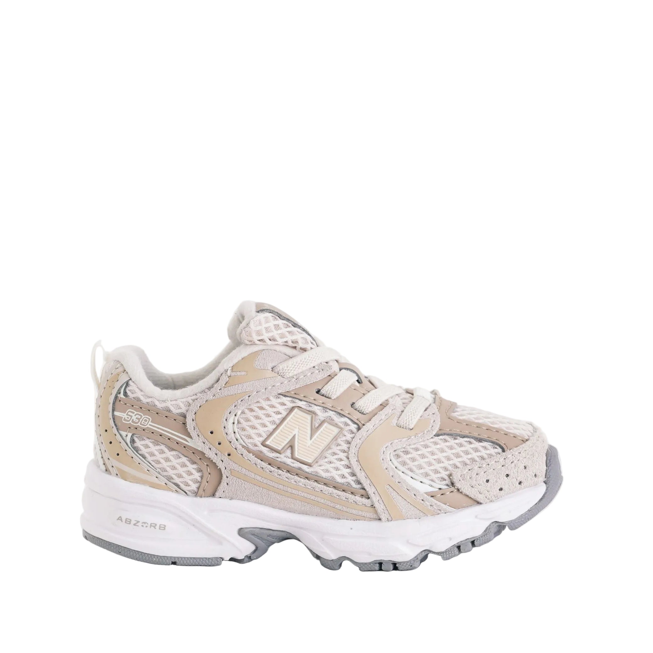Sneakers Lifestyle New Balance 530 Bungee Lace I530783 Linen/Stoneware Unisex bambino
