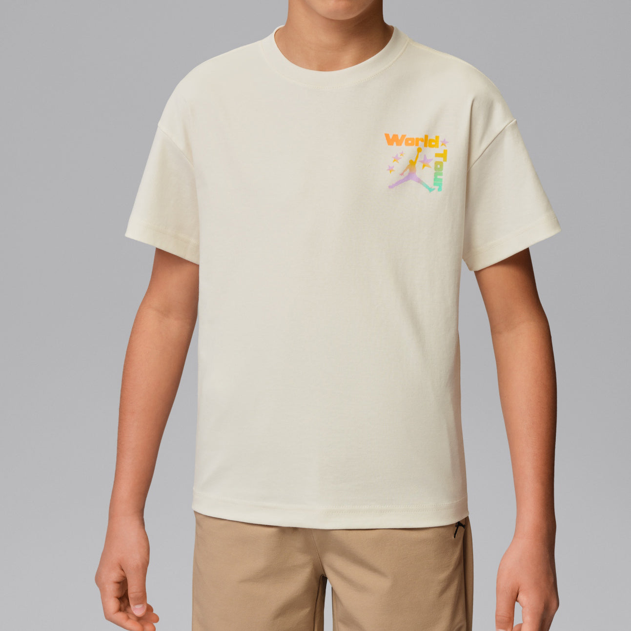 T-Shirt Jordan World Tour 95F751-W5T Unisex bambino