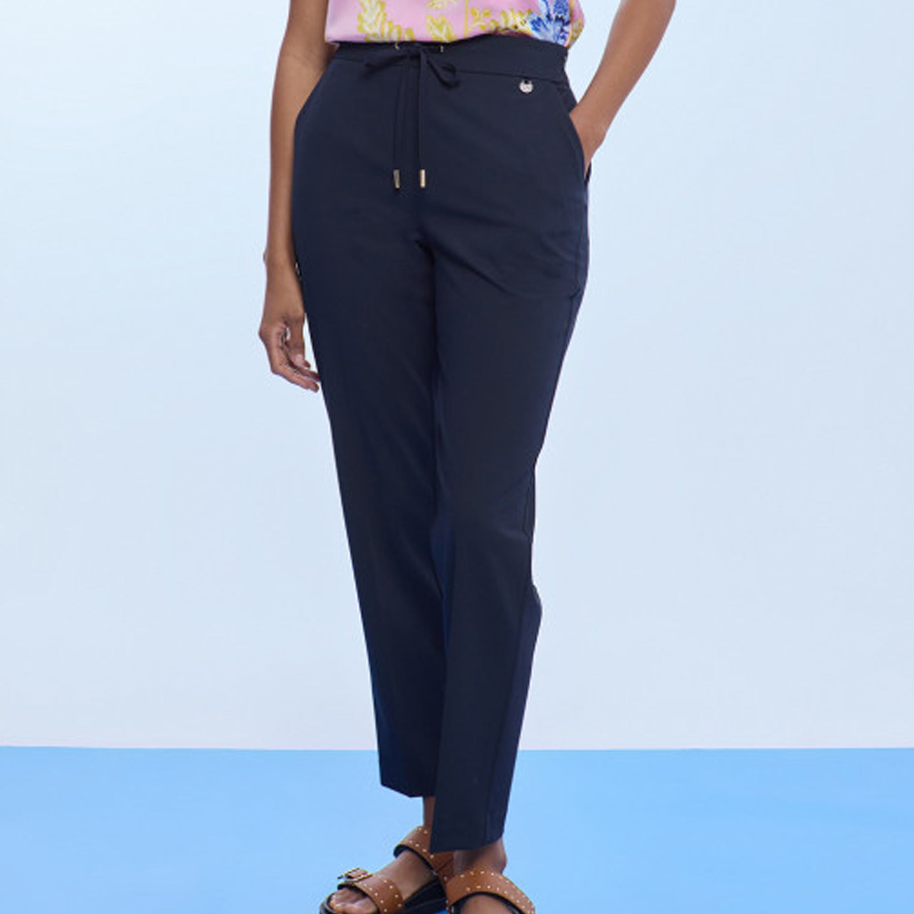 Jogger con cerniere Lola Casademunt LS2614048 Navy
