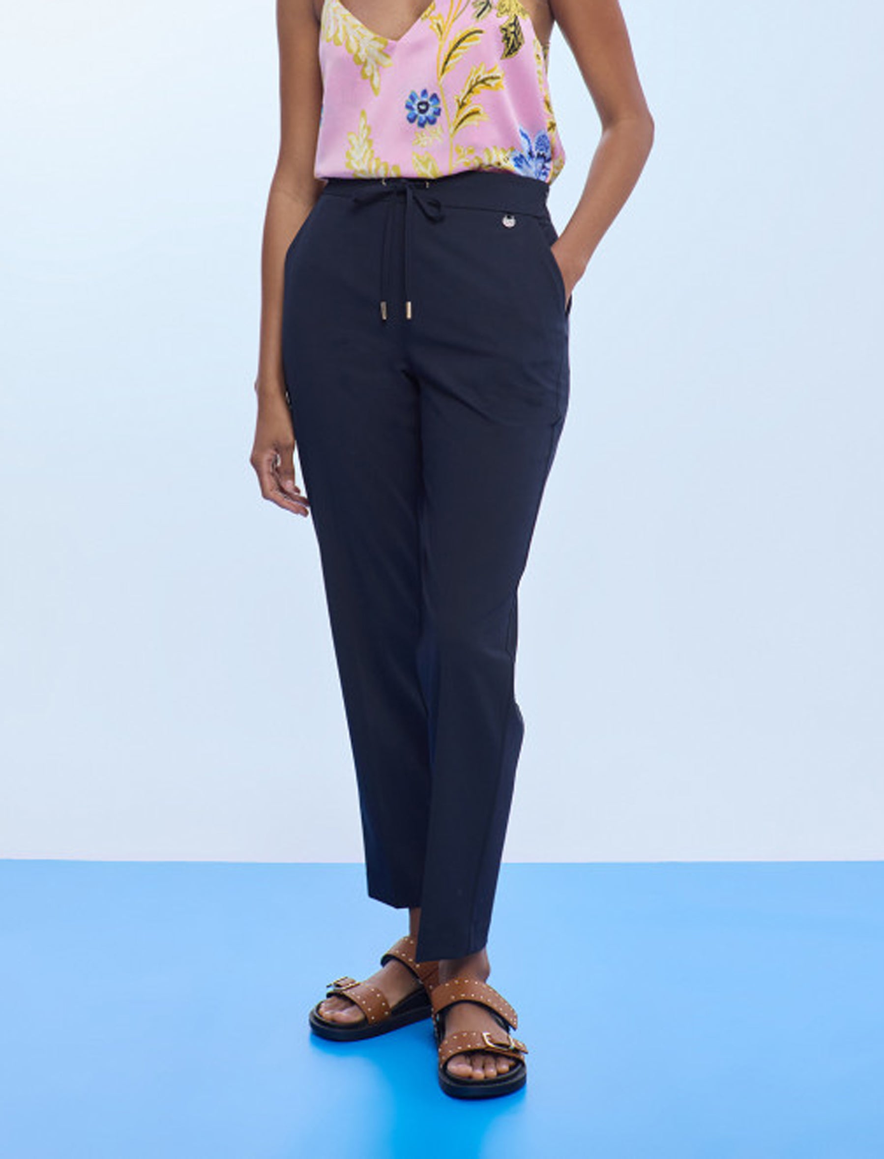 Jogger con cerniere Lola Casademunt LS2614048 Navy