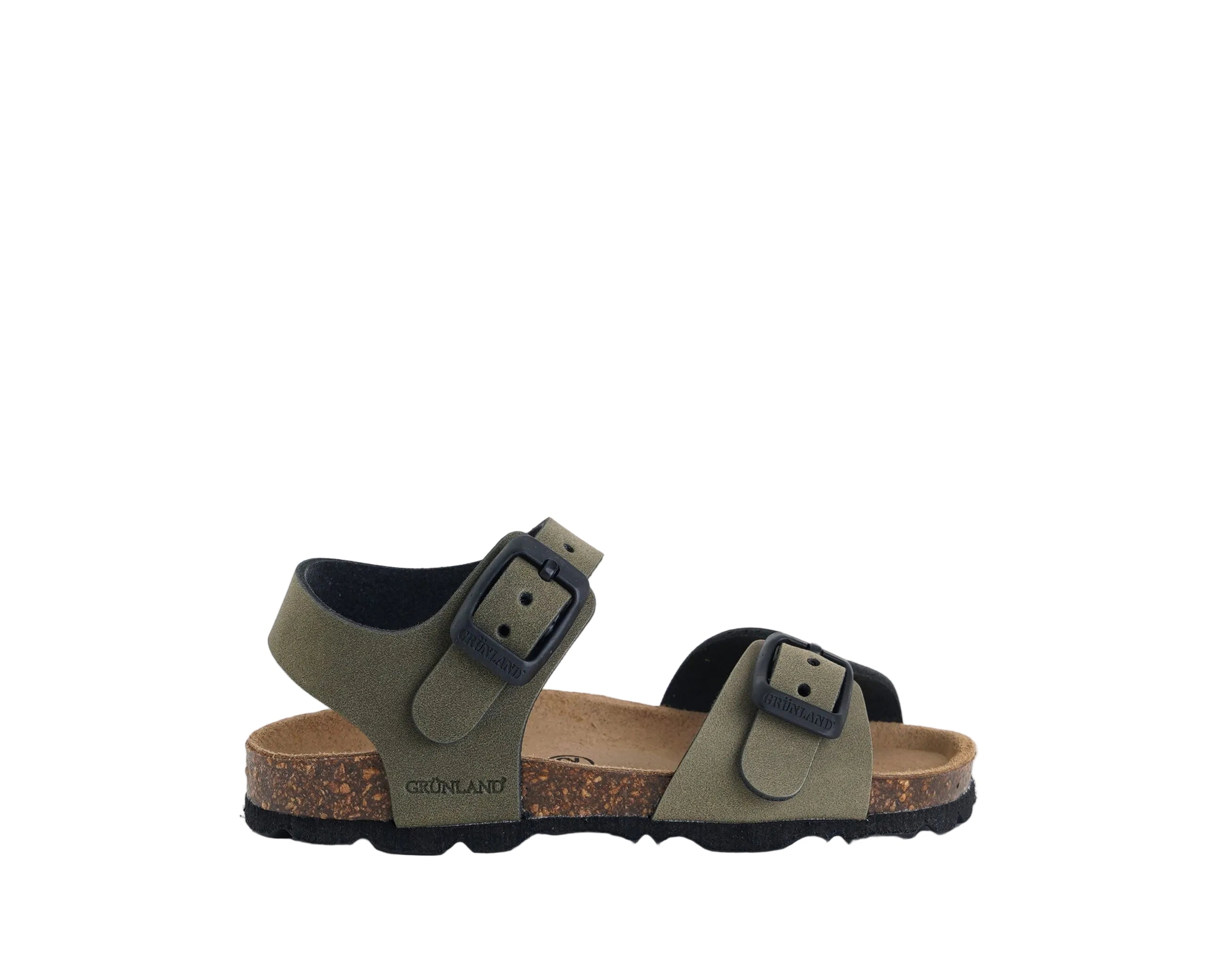 GRUNLAND SB2113 Sandalo Aria Bambino Salvia-Oliva