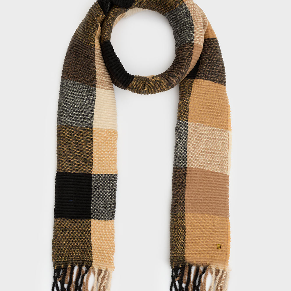 Sciarpa NALI' HELEN LASC0297 Marrone/Beige Donna