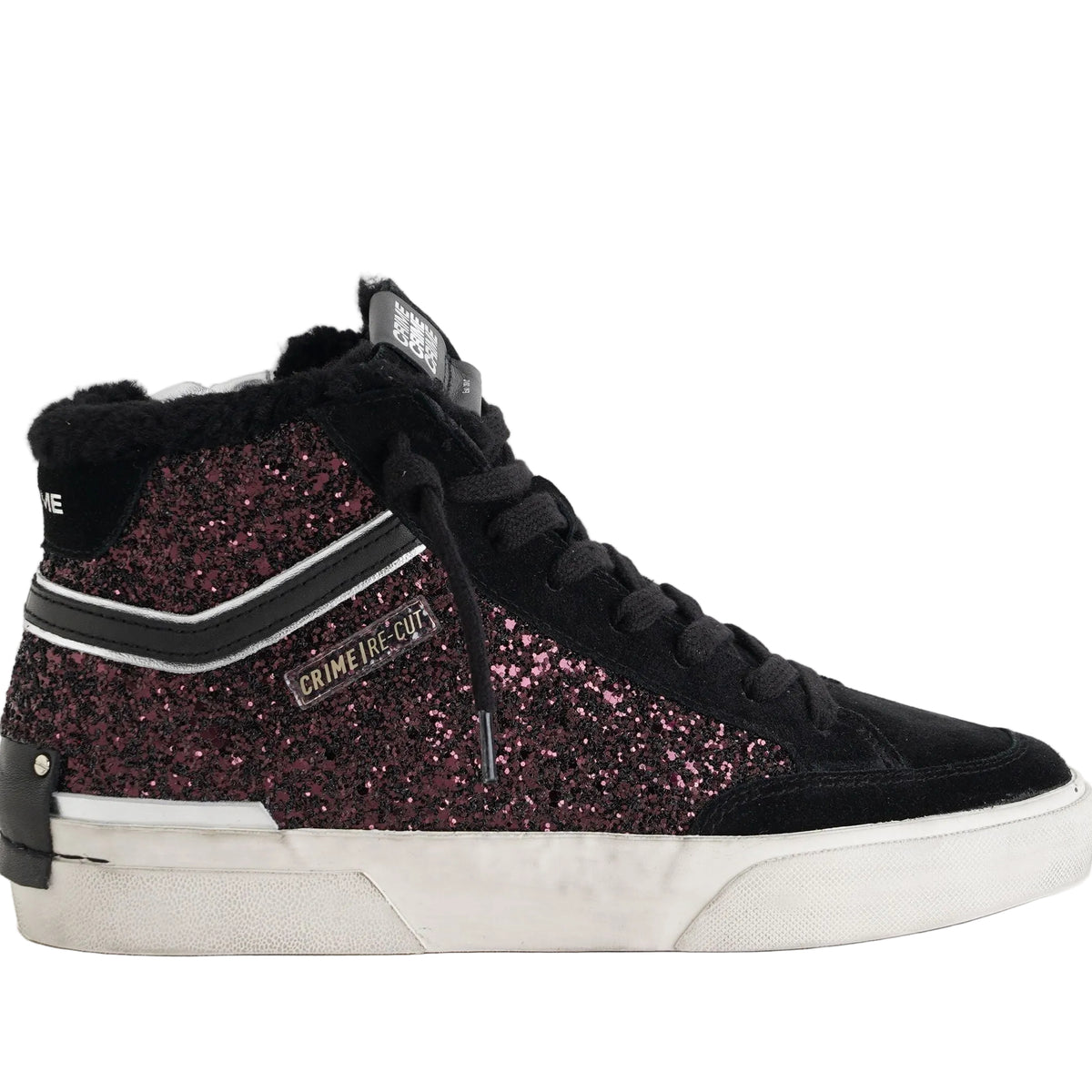 Sneakers alte Crime London Recut High Cranberry Craze 23170AA9 Bordeaux Donna