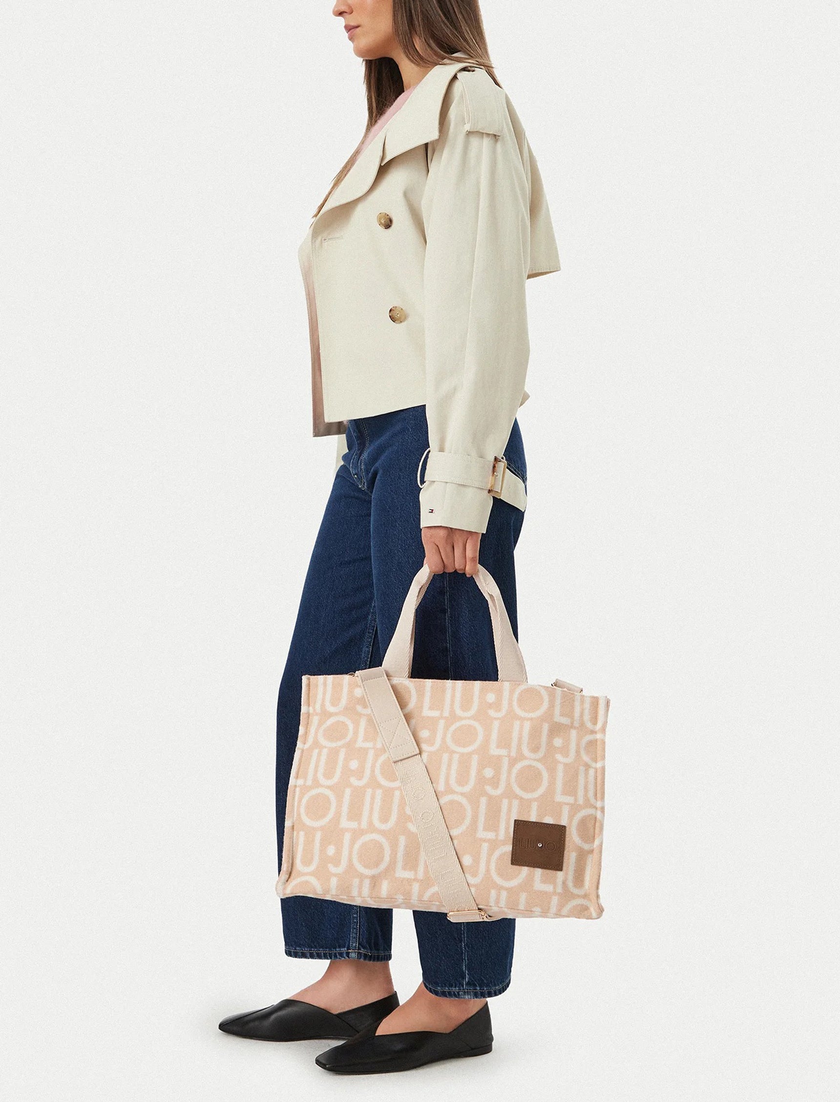 Tote Bag Liu Jo 2F6037 T2742 Naturale