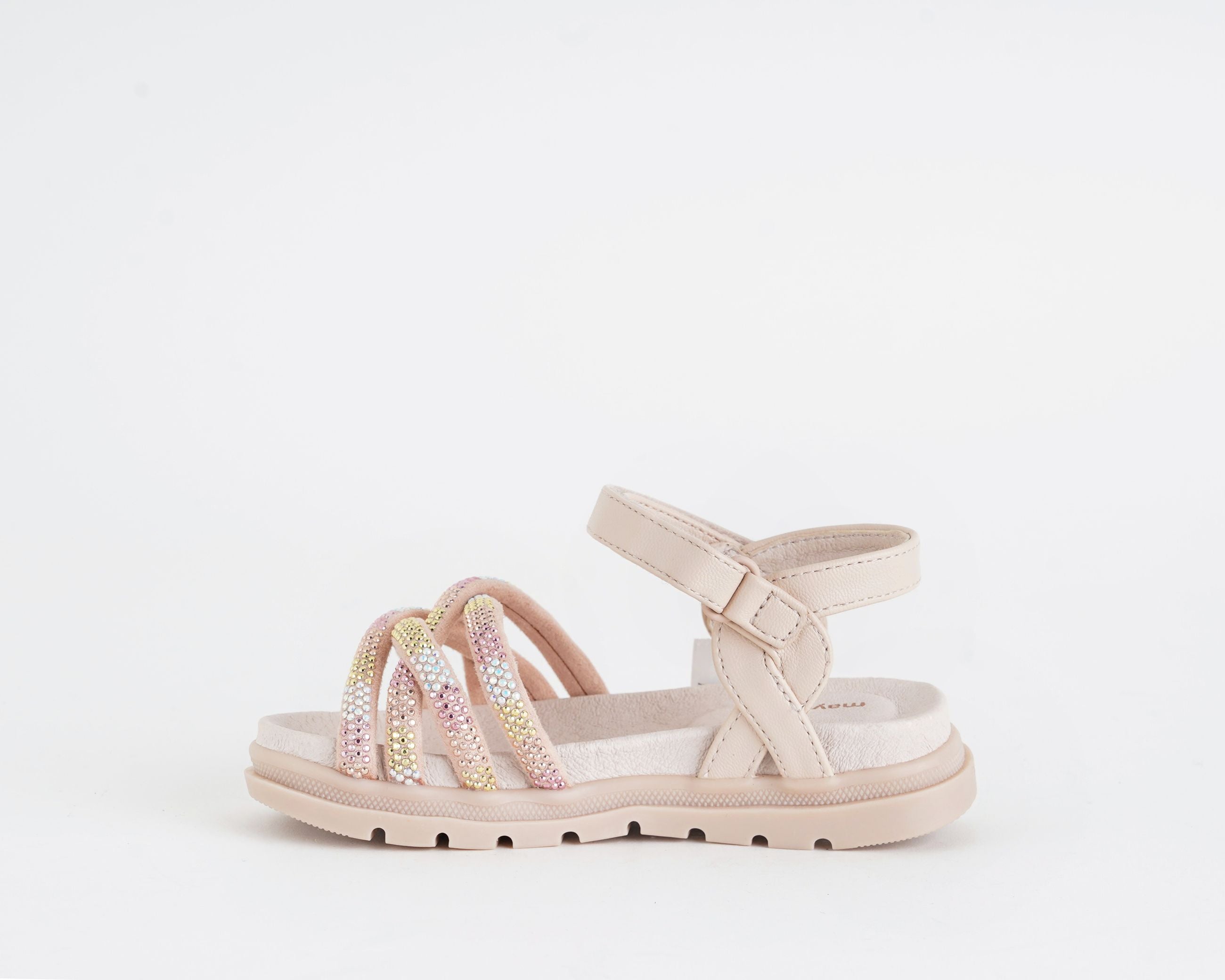 Sandalo strass 43738 MAYORAL bambina colore Nocciola