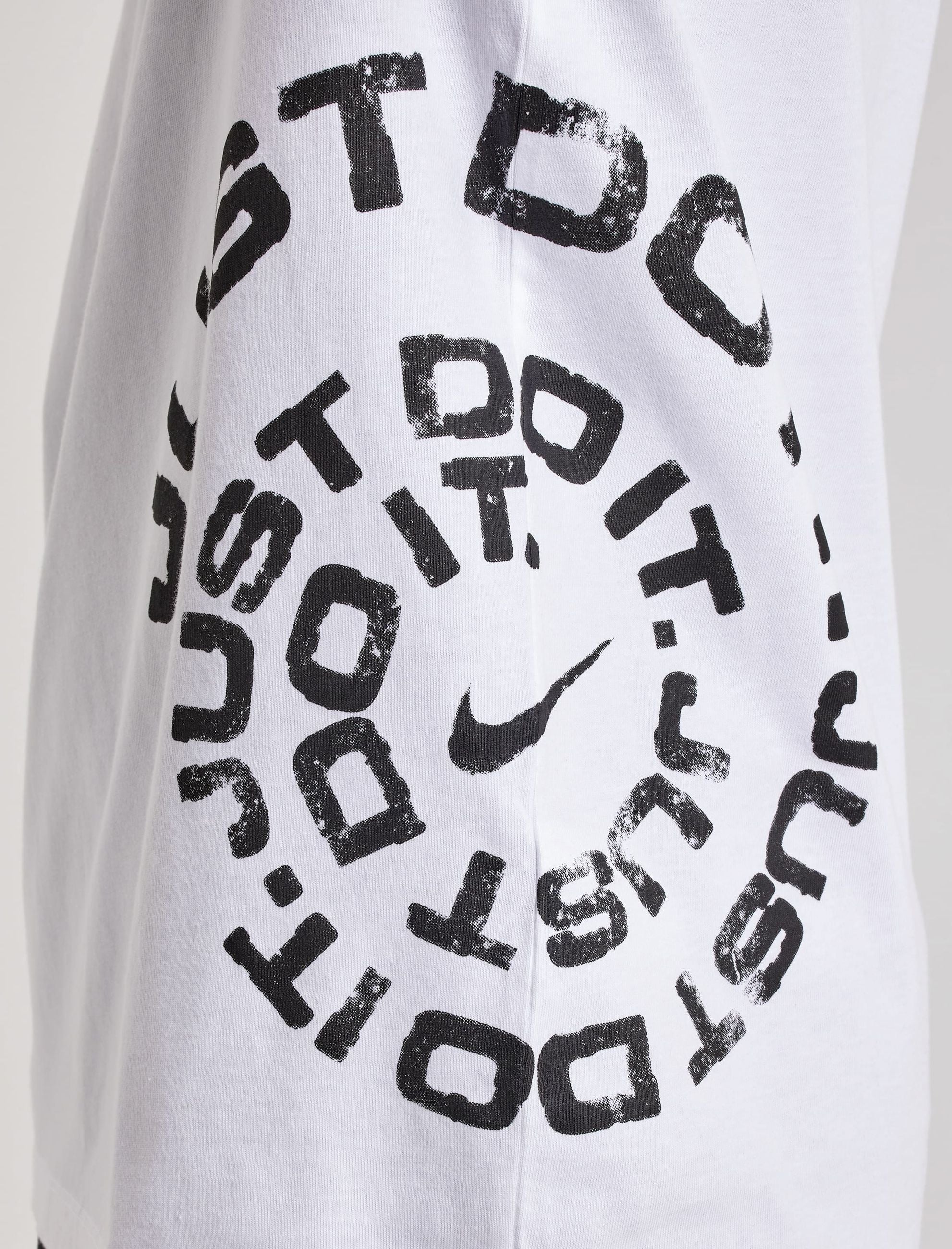 T-shirt Nike Spiral JDI IH1347-100 uomo colore White