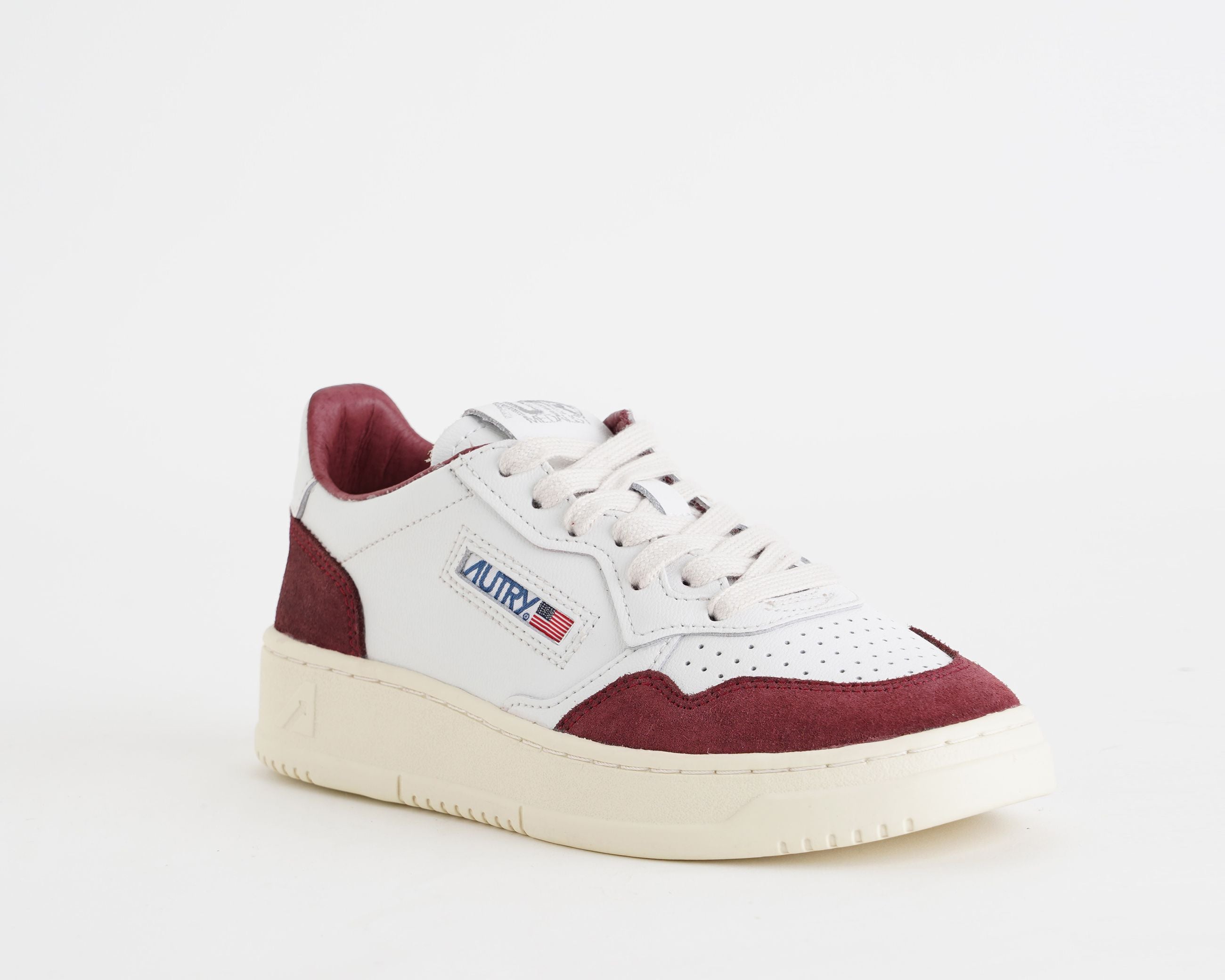 Sneakers Autry AULW FT20 Bianco/Borgogna
