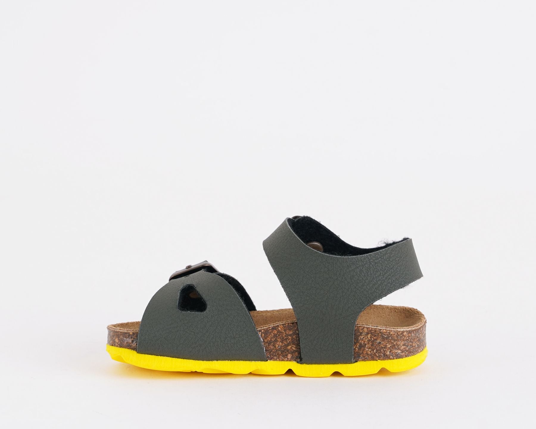 GRUNLAND SB0025 Sandalo Aria Bambino Oliva Giallo