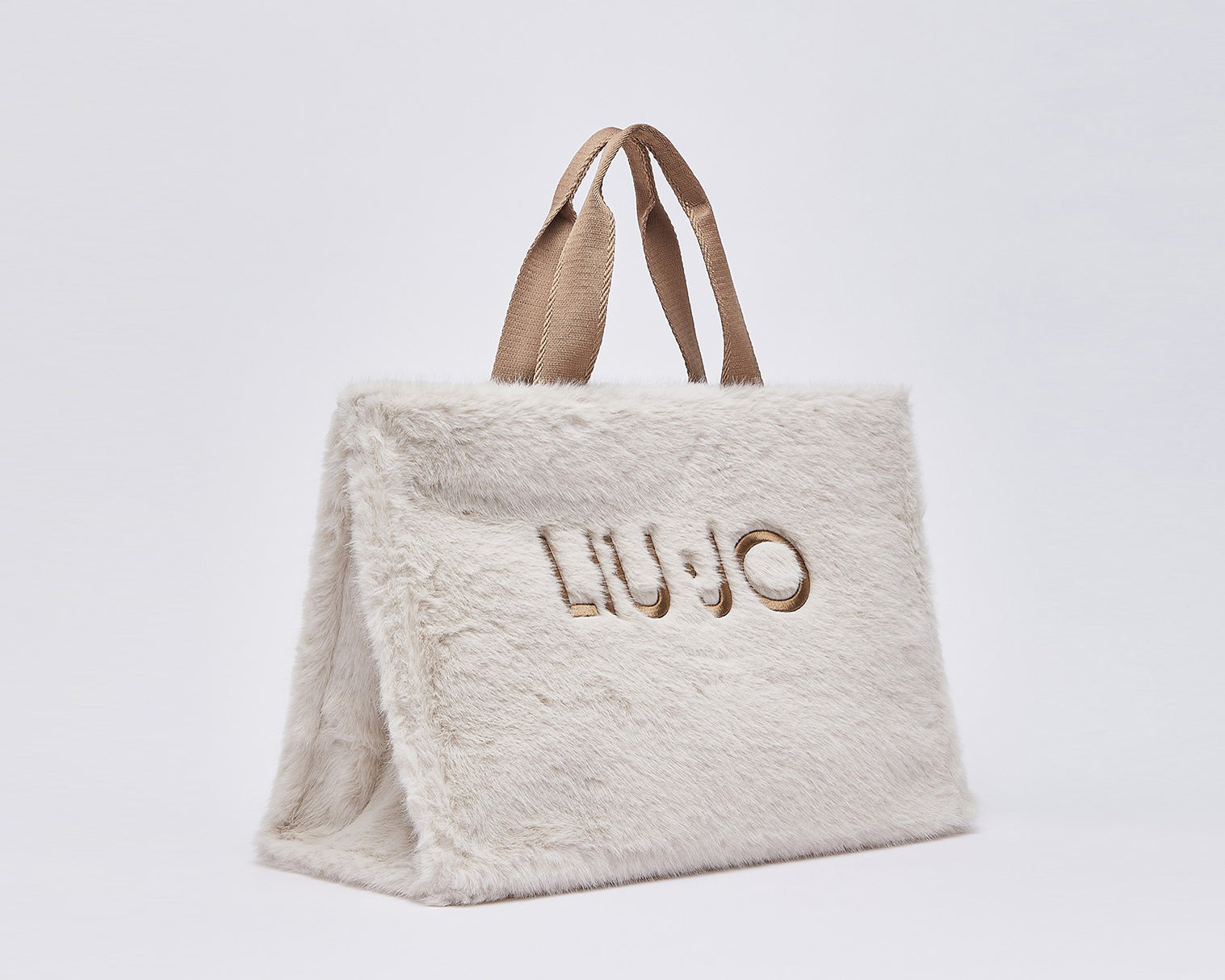 Tote bag L in teddy Liu Jo 2F6037 E0218 Burro